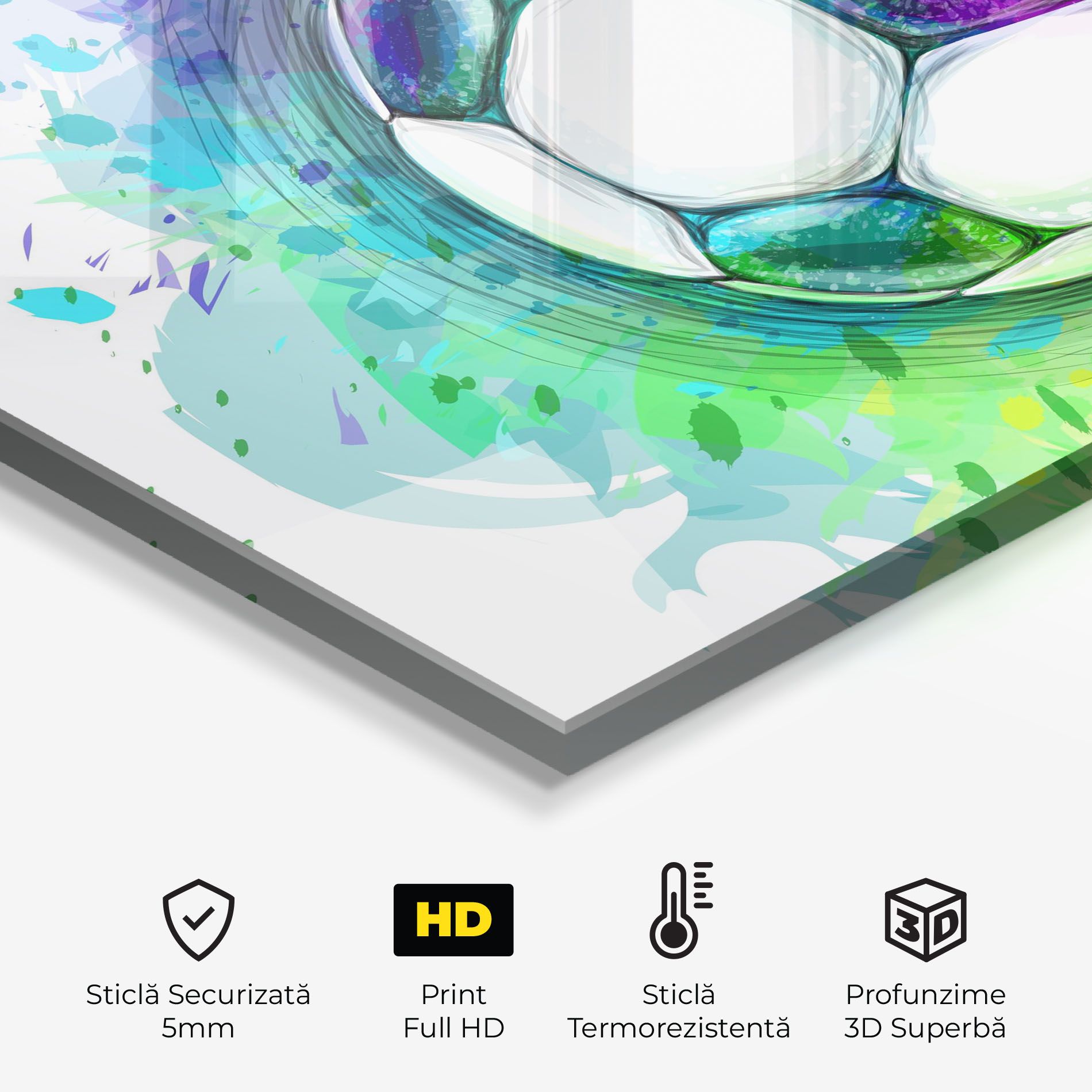 Colorful Football mockup 2