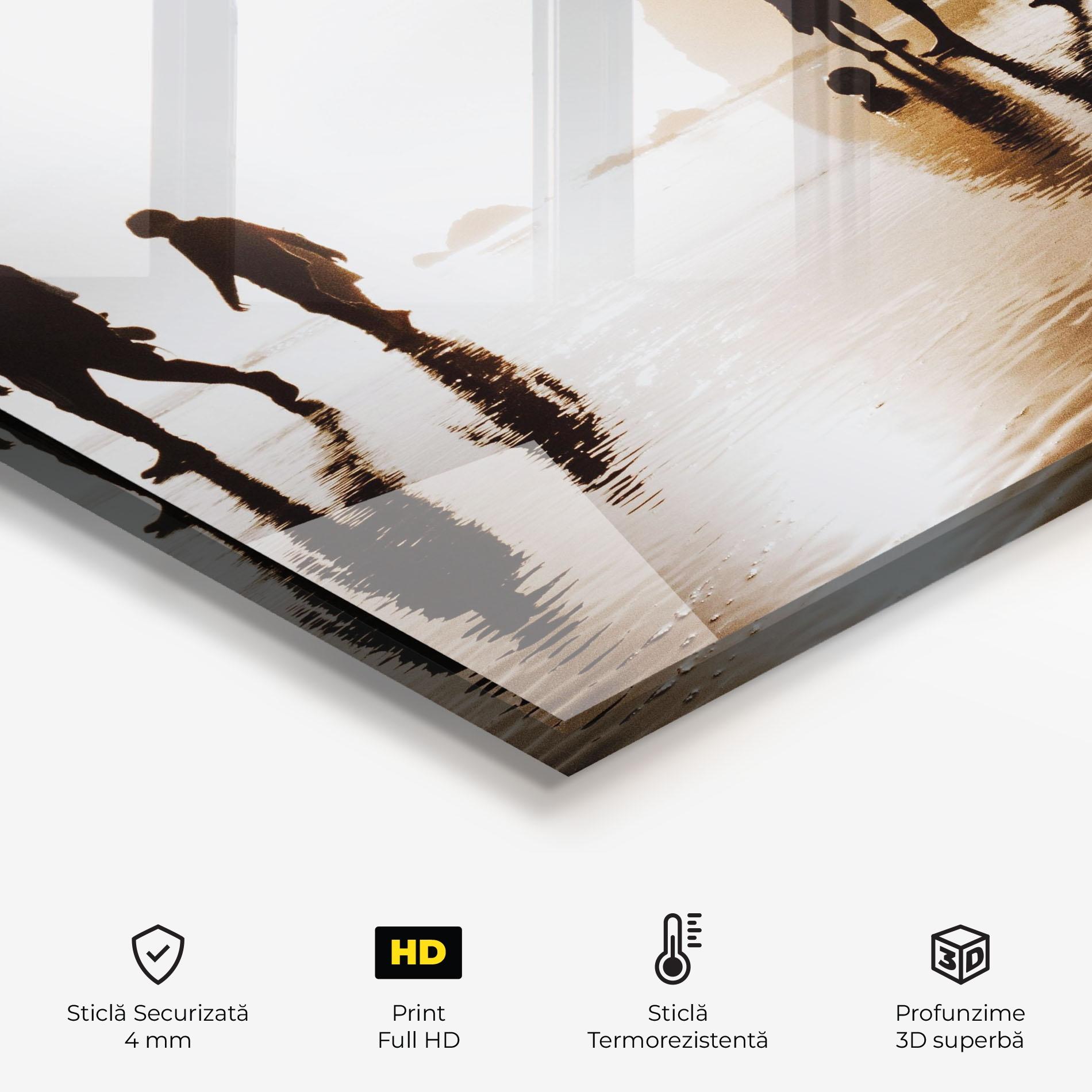 Panou Sticla Bucatarie Football On Water mockup 2