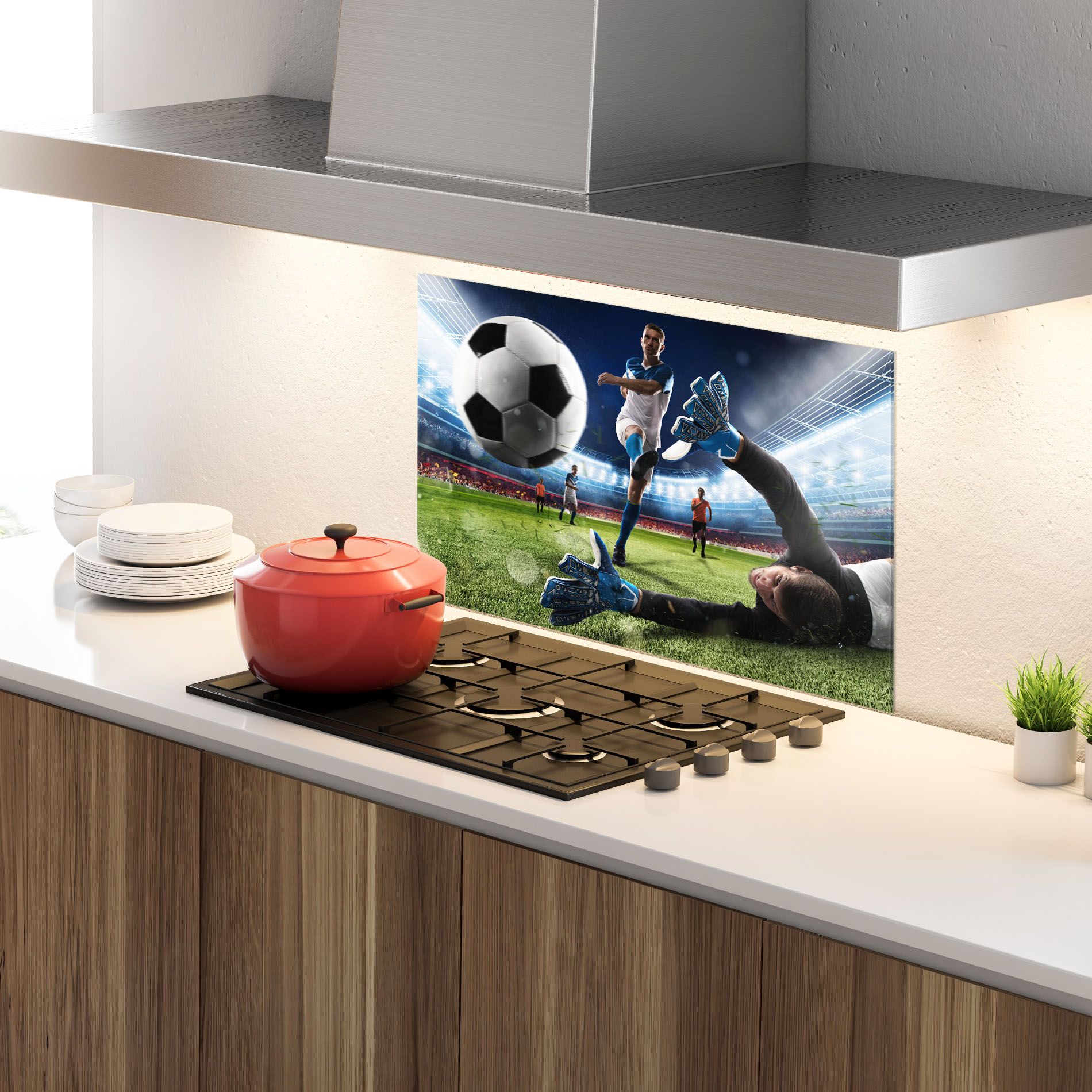 Goalkeeper Kicks Ball mockup 4