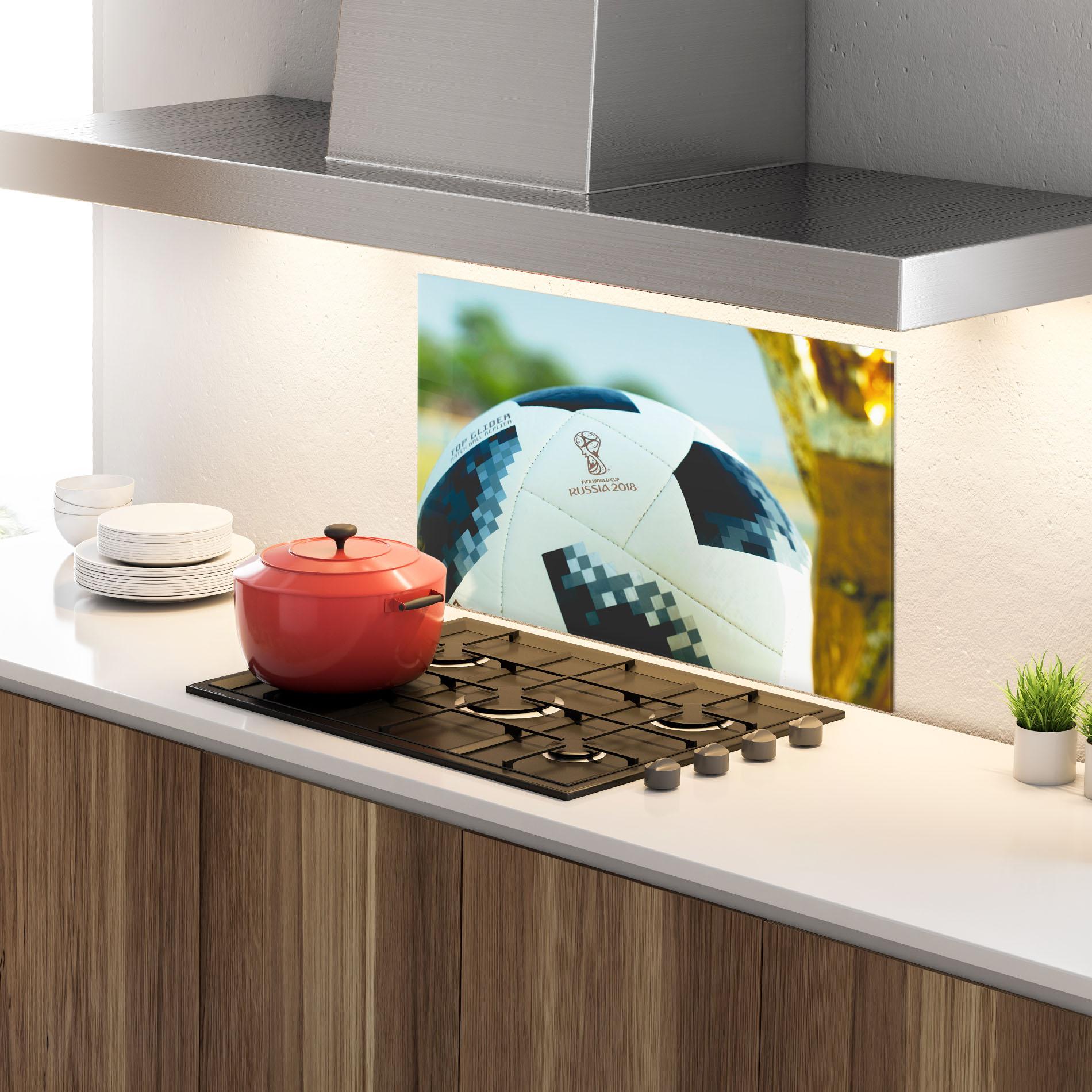 Panou Sticla Bucatarie Golden Award For Football mockup 4