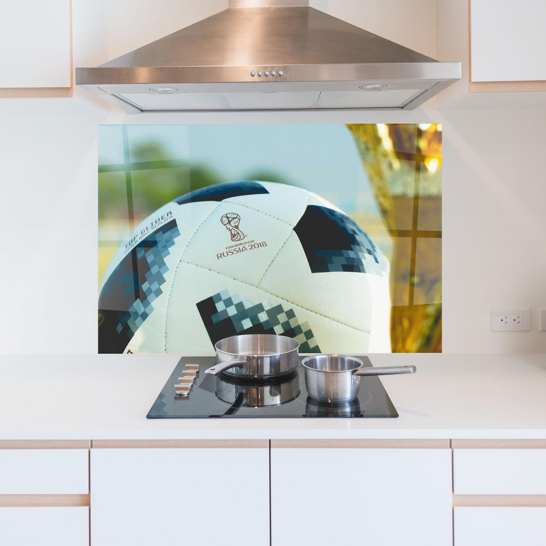 Panou Sticla Bucatarie Golden Award For Football mockup 5