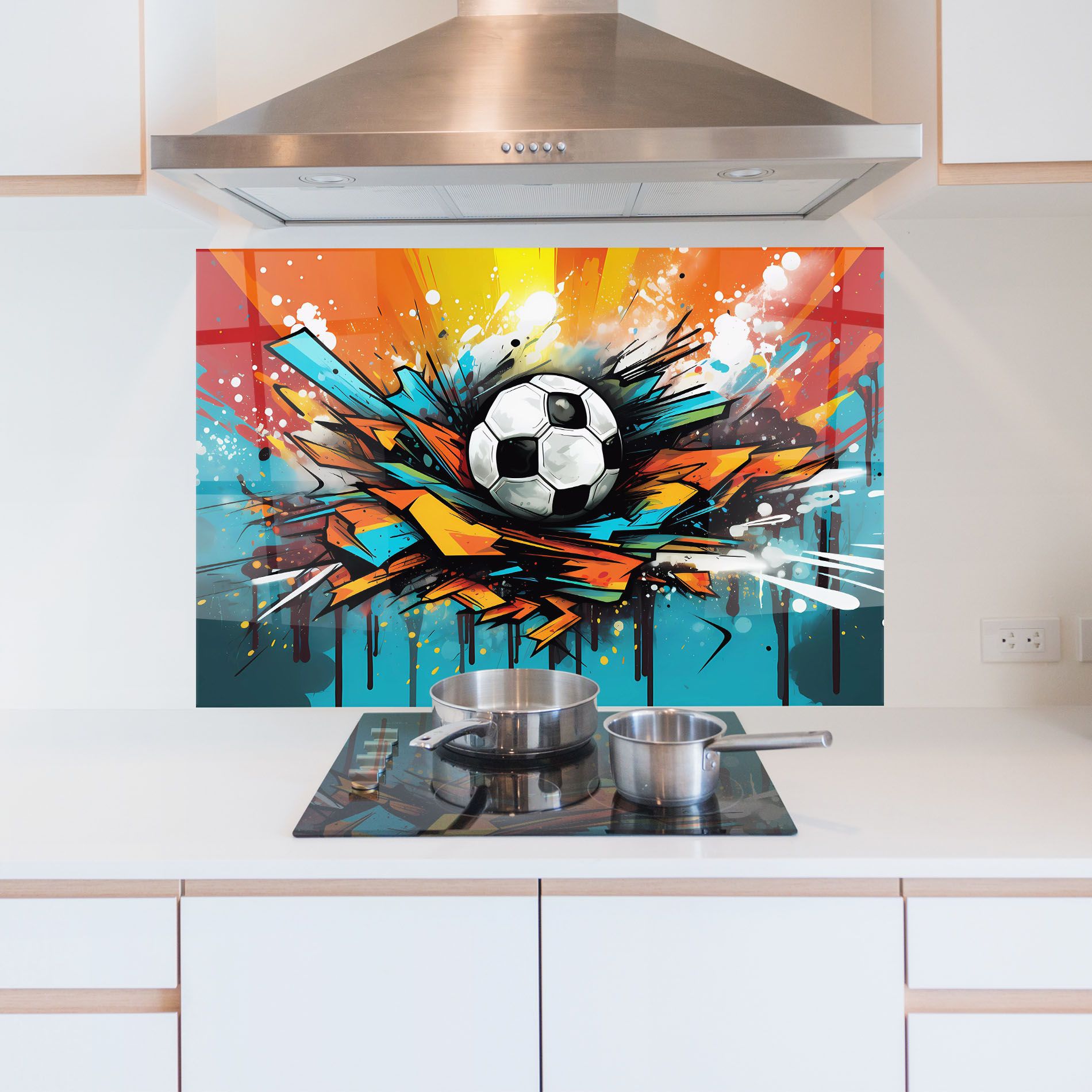 Graffiti Style Football mockup 5