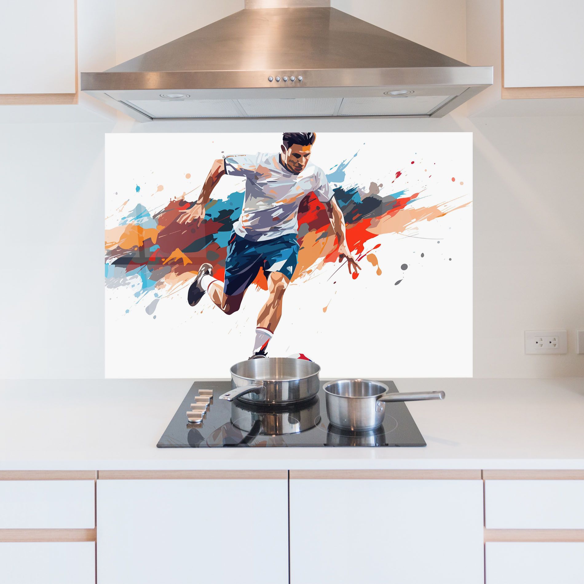 Grey Blue Football mockup 5