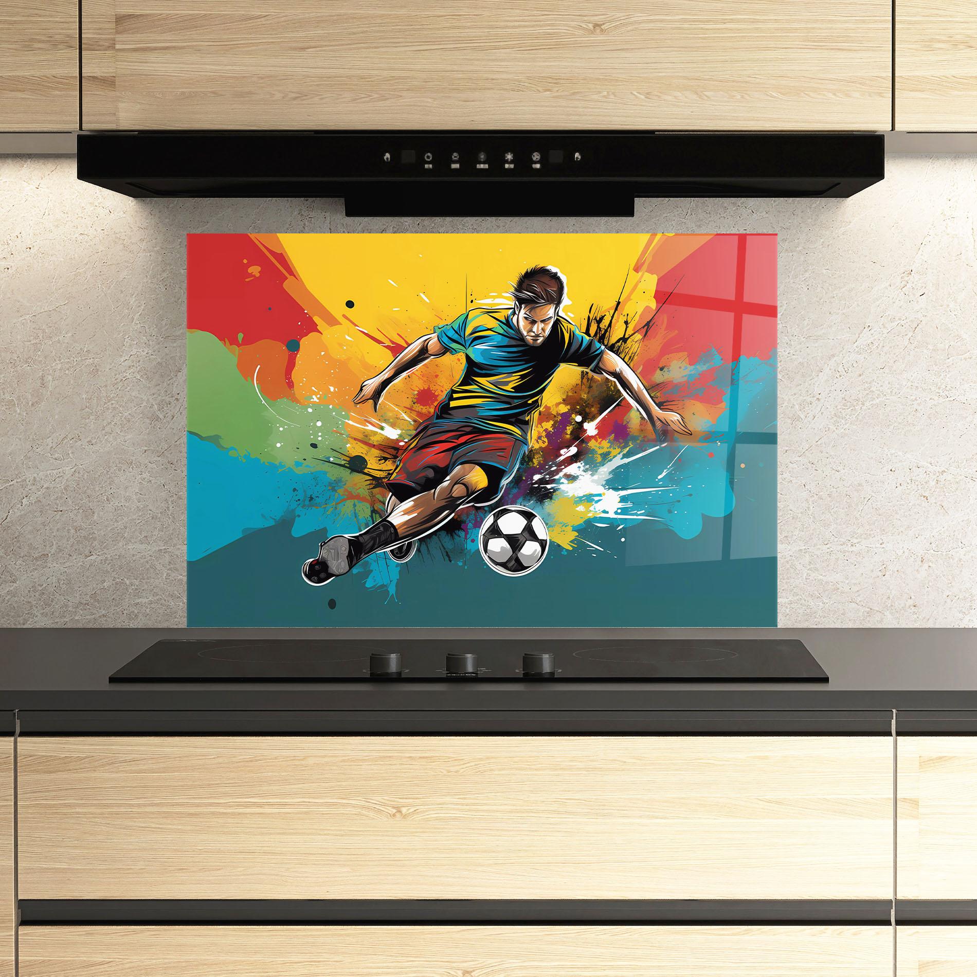 Panou Sticla Bucatarie Ball Blitz mockup 3