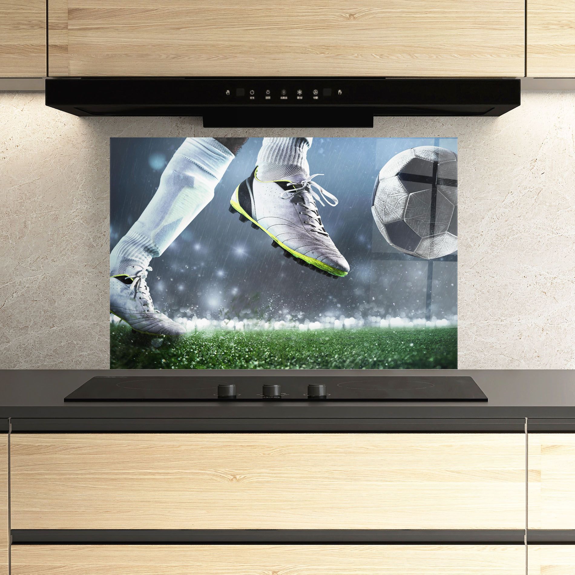 Close Up Football Scene mockup 3