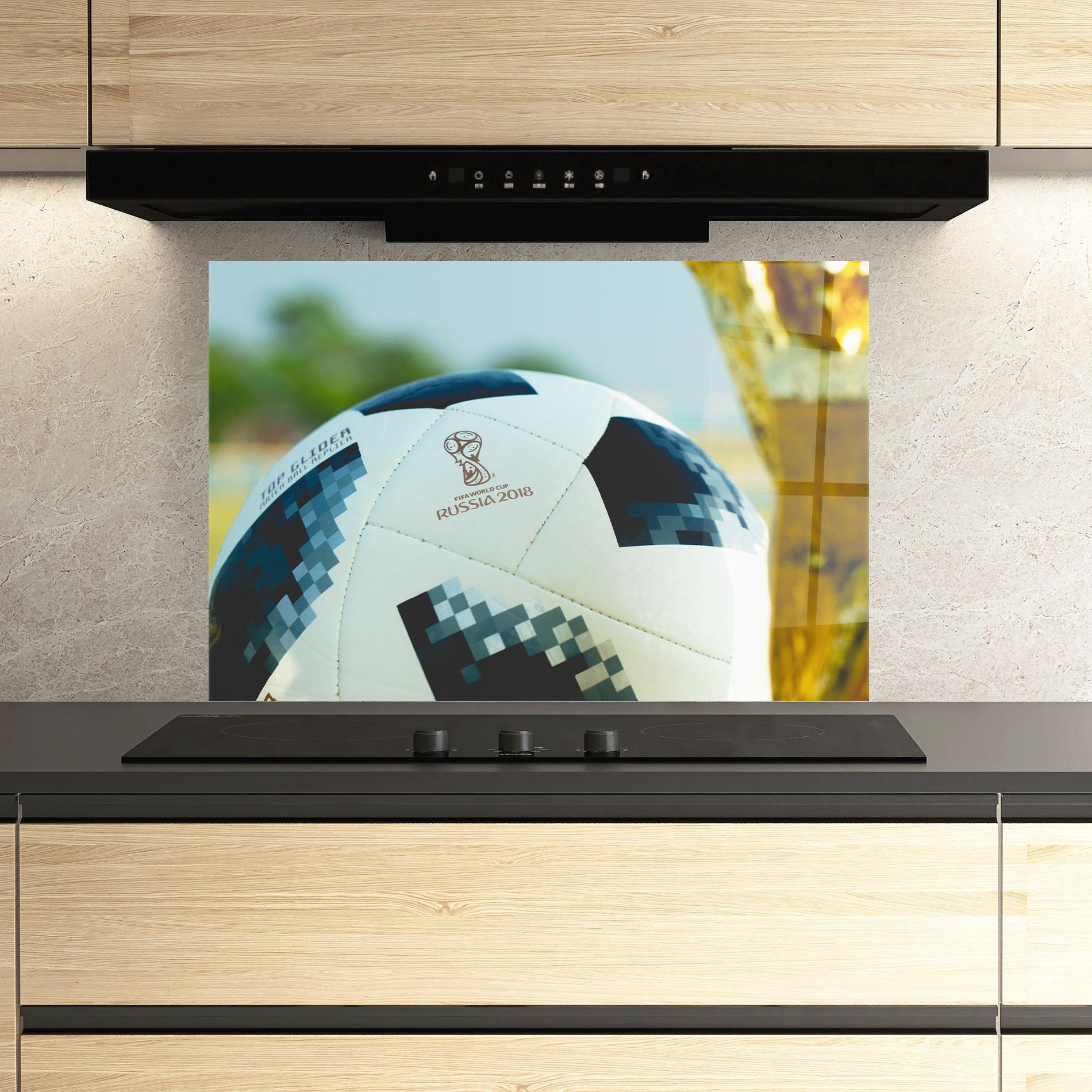 Panou Sticla Bucatarie Golden Award For Football mockup 3