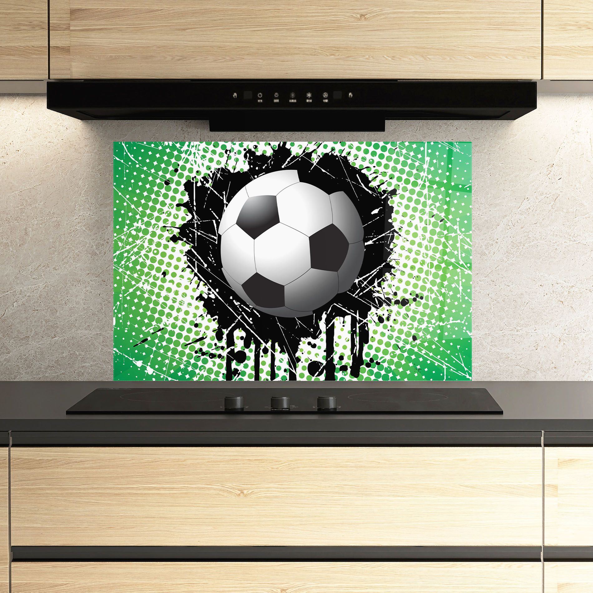 Green Black Football mockup 3