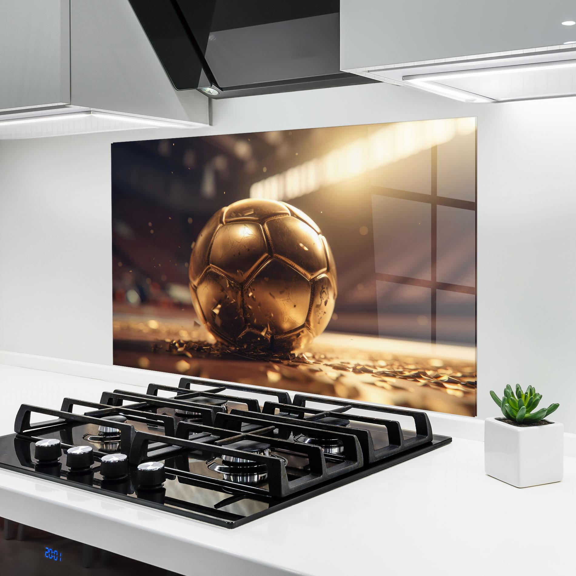 Panou Sticla Bucatarie Award For Football mockup 6