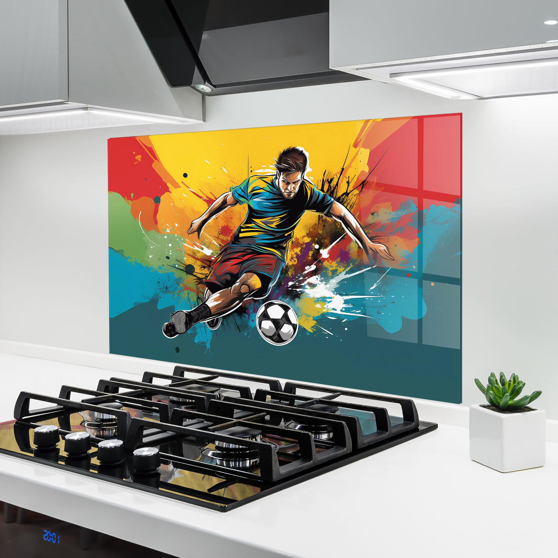 Panou Sticla Bucatarie Ball Blitz mockup 6