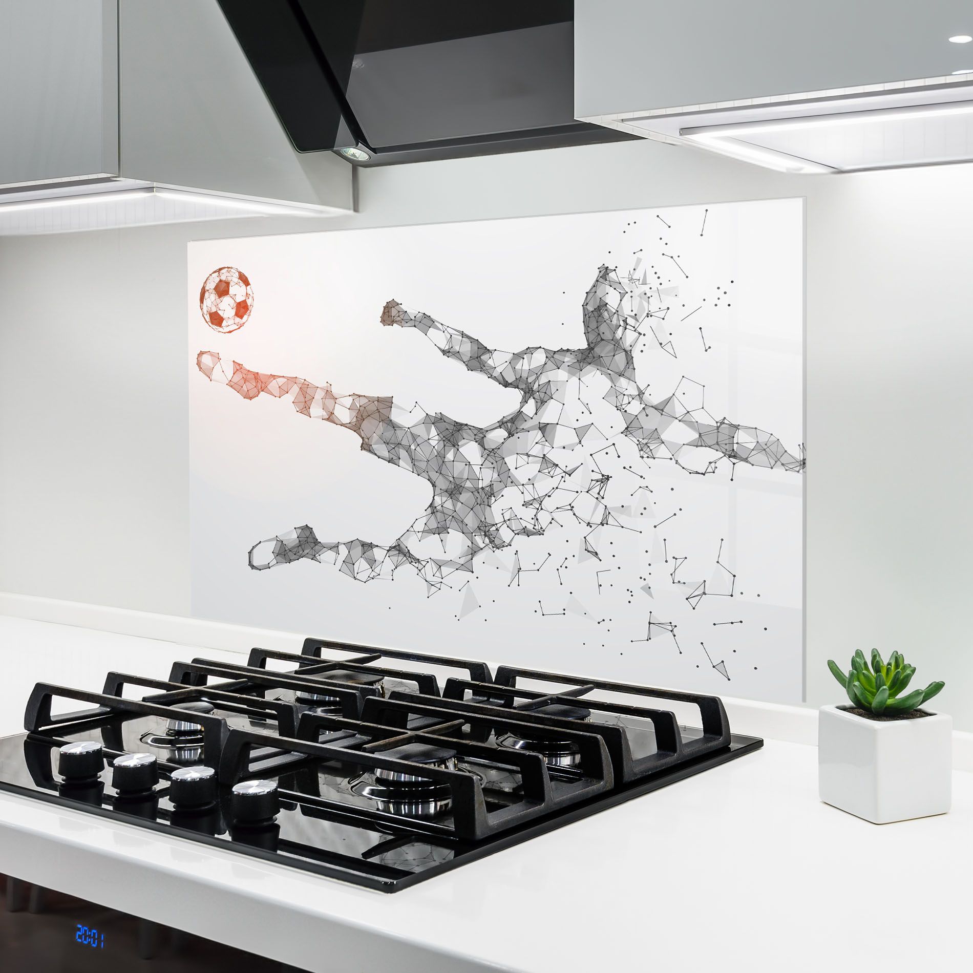 Football Orange Ball mockup 6