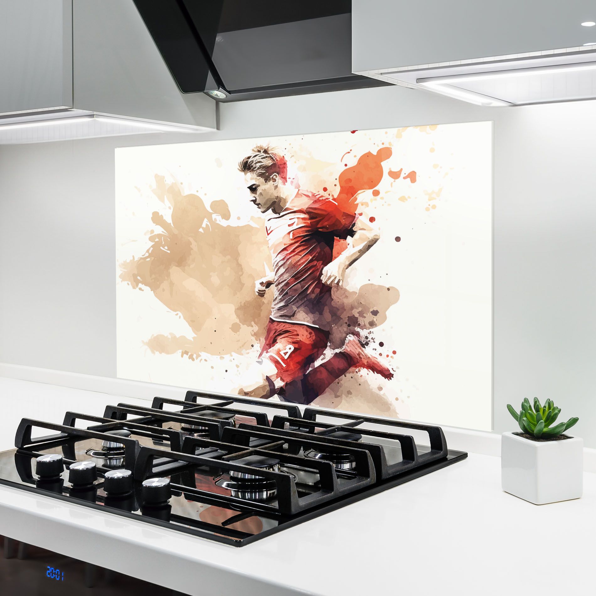 Football Red Cream mockup 6