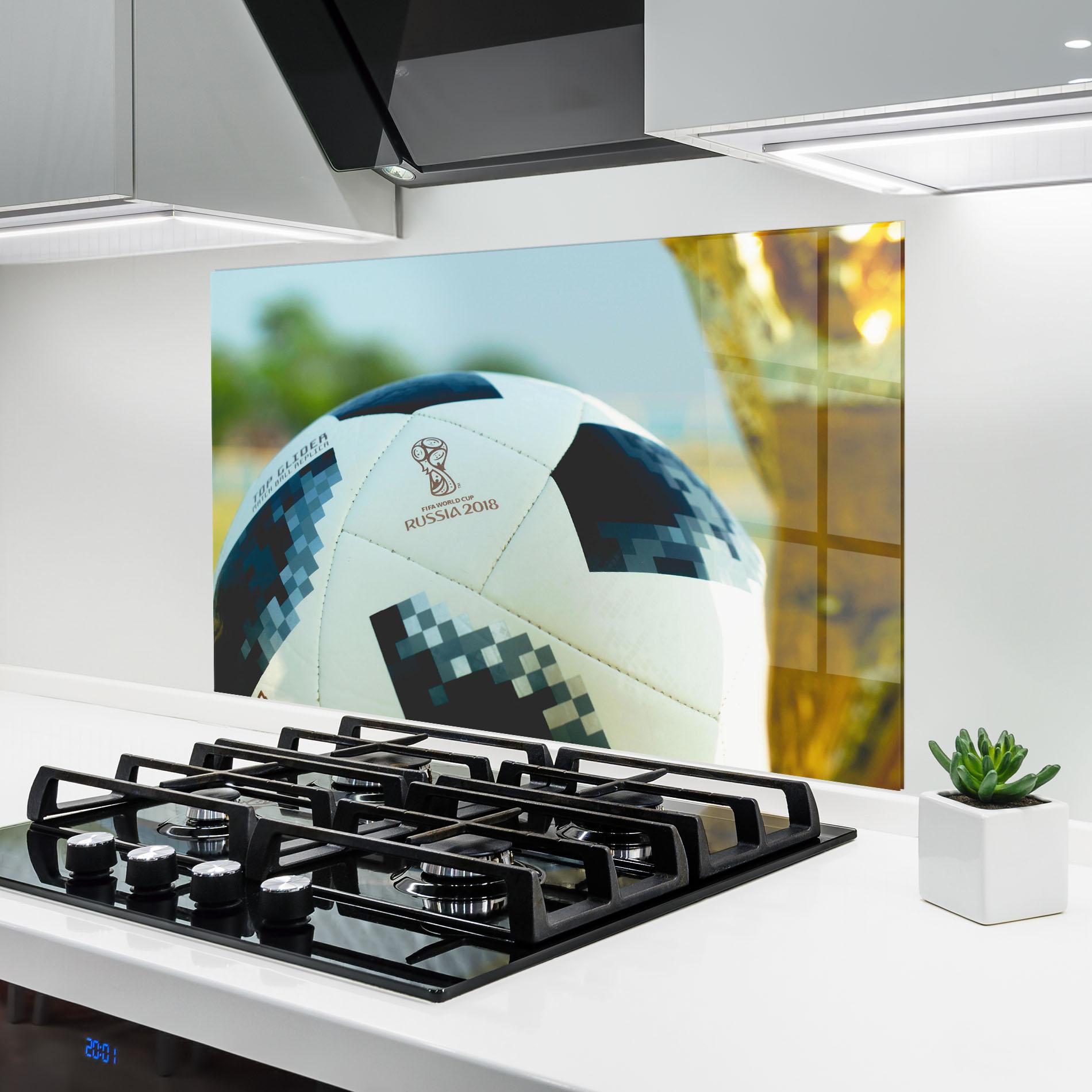 Panou Sticla Bucatarie Golden Award For Football mockup 6