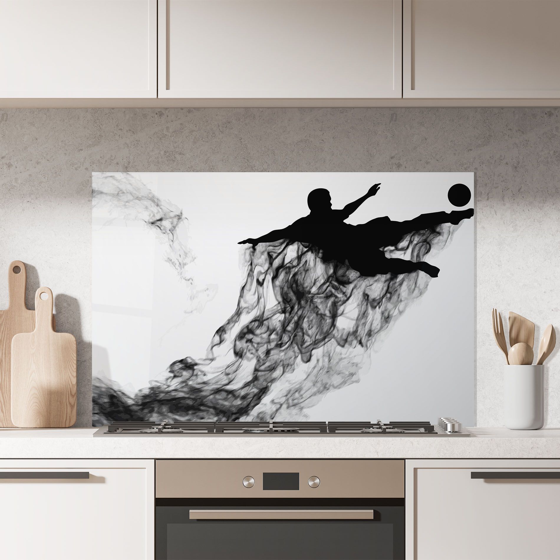 Black Smoke Football mockup 7