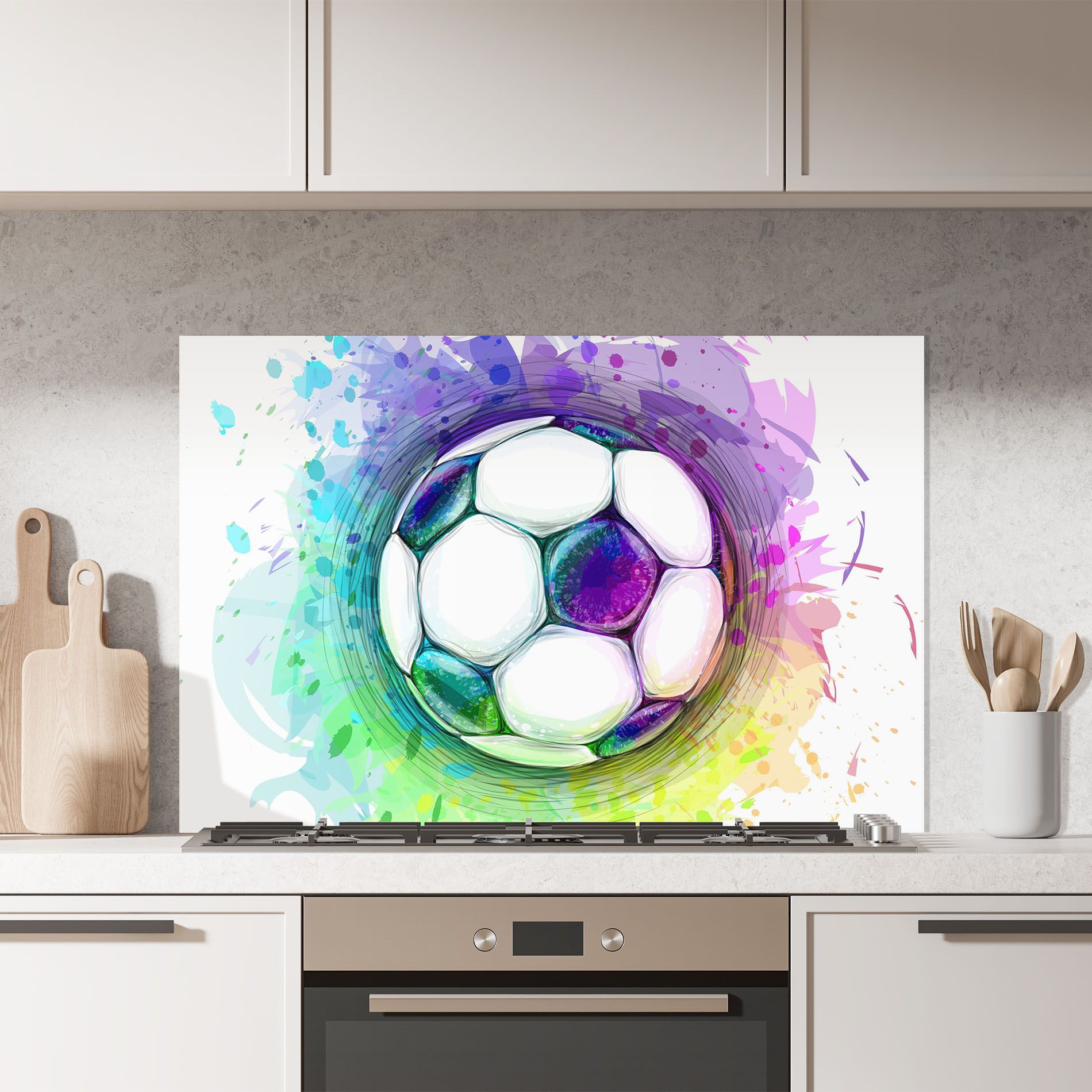 Colorful Football mockup 7