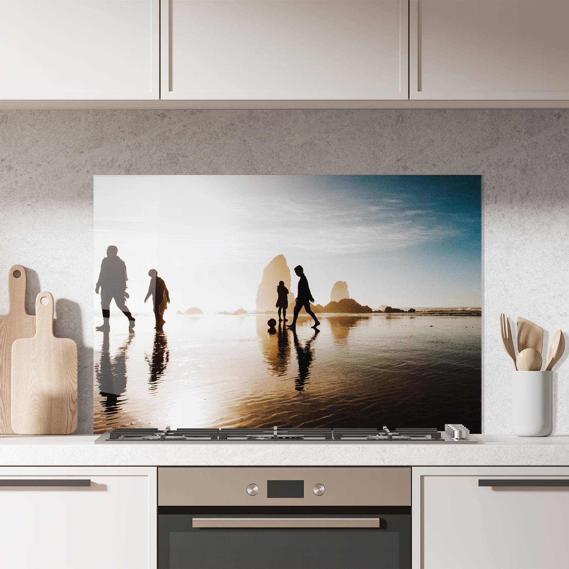 Panou Sticla Bucatarie Football On Water mockup 7