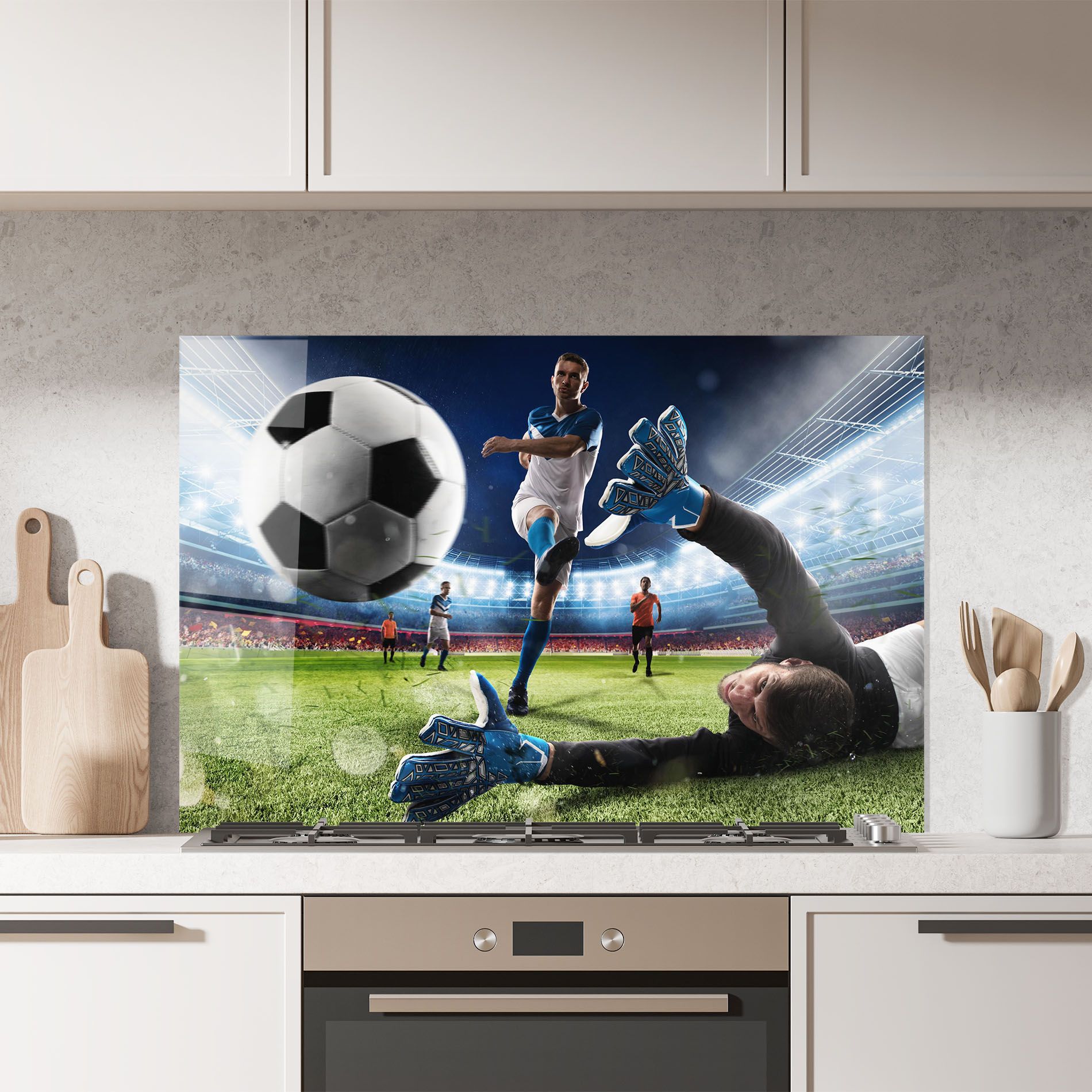 Goalkeeper Kicks Ball mockup 7