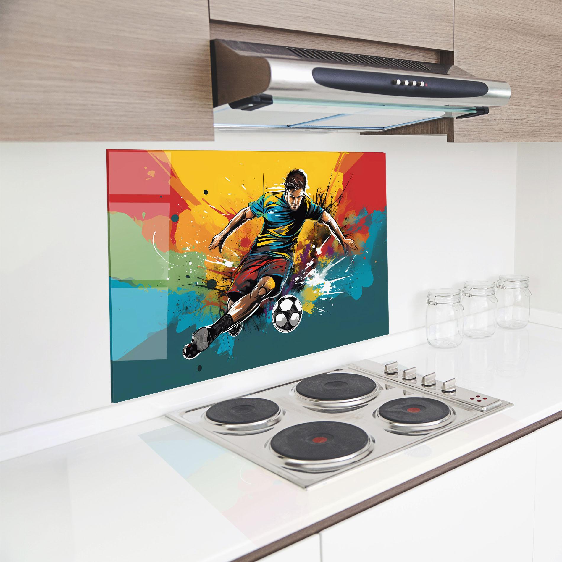 Panou Sticla Bucatarie Ball Blitz mockup 8