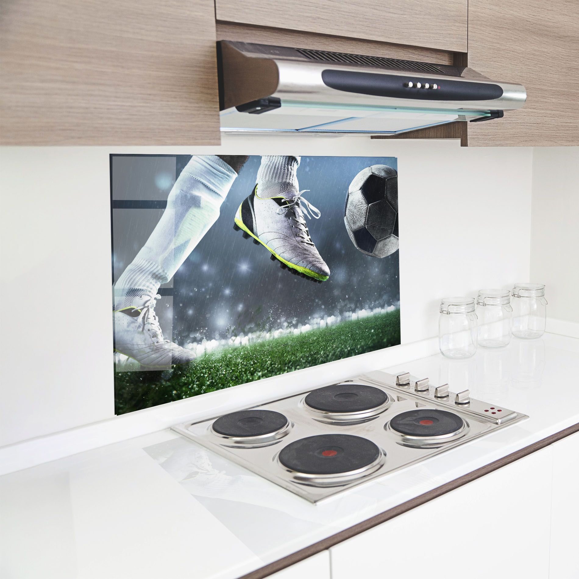 Close Up Football Scene mockup 8