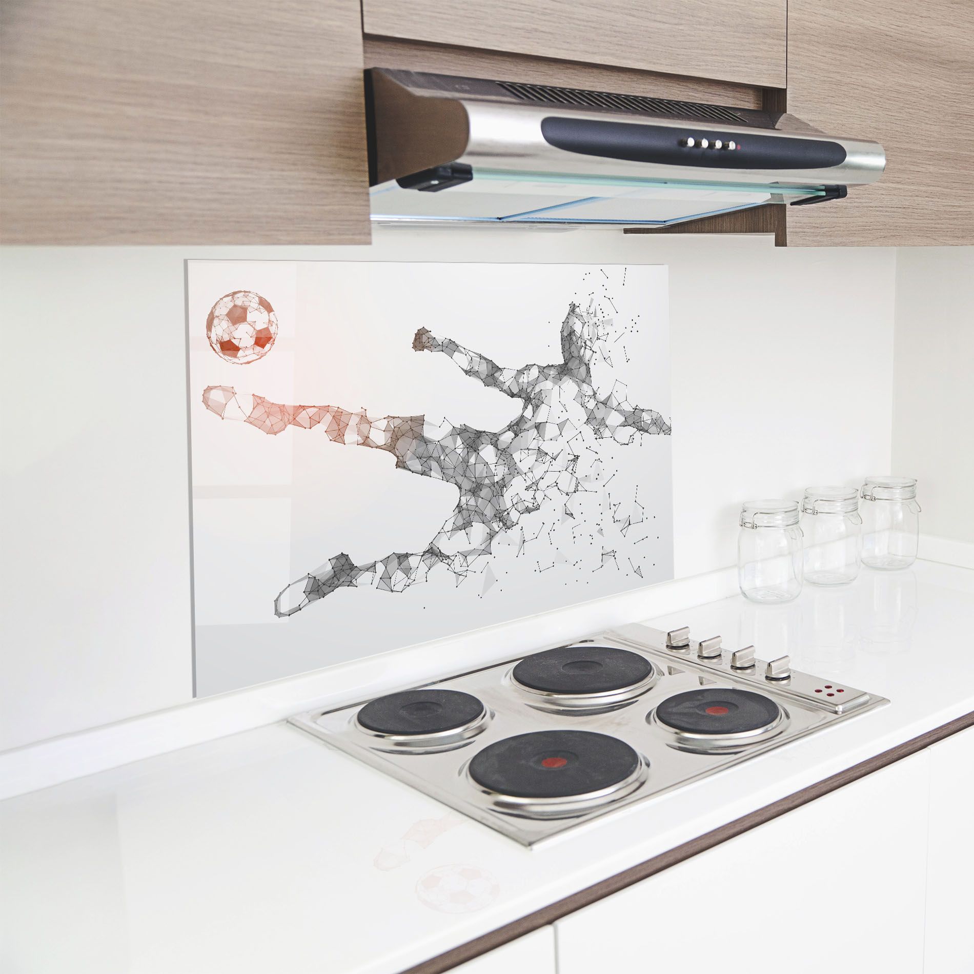 Football Orange Ball mockup 8