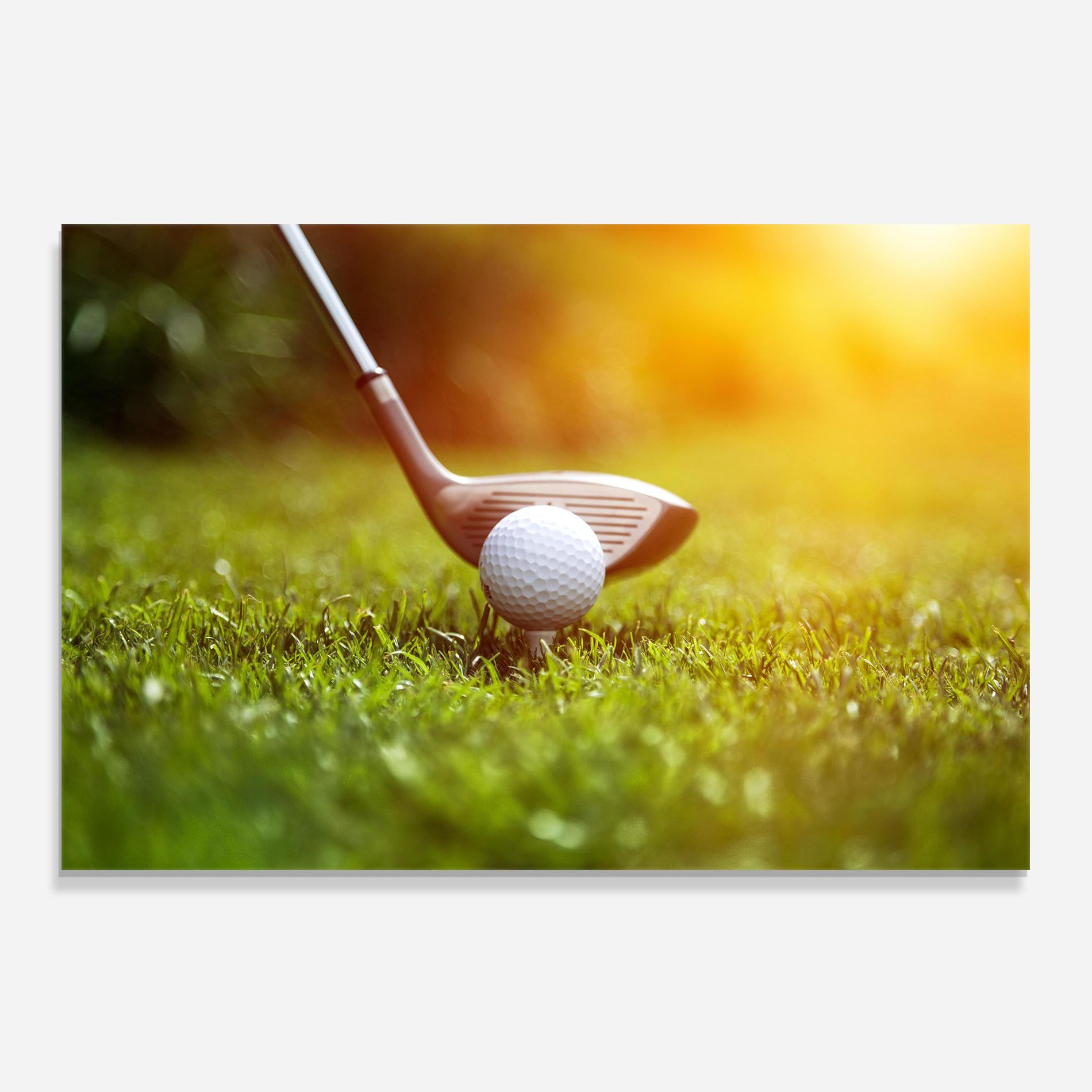 Close Up Golf Ball mockup 0