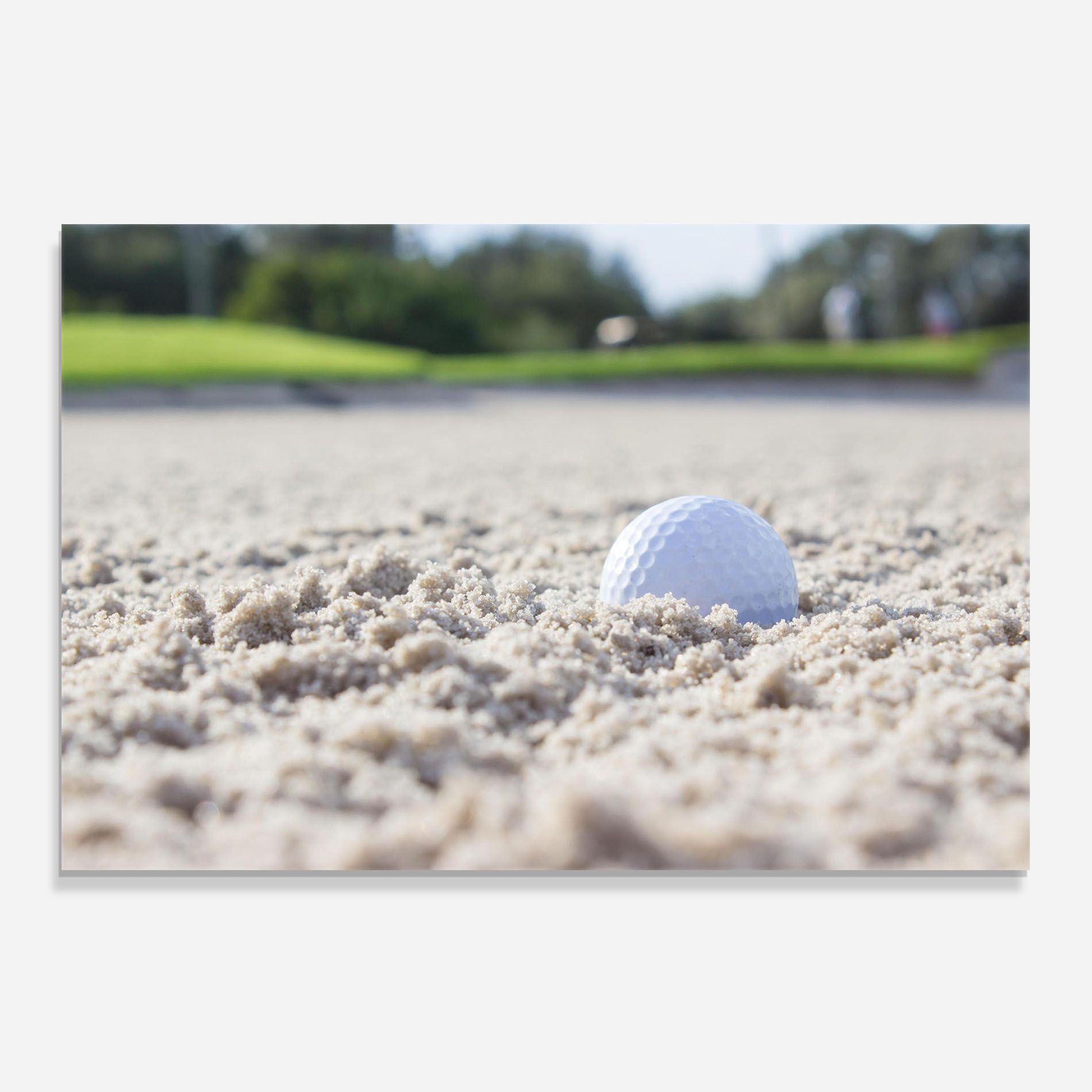 Golf Ball In Sand mockup 0