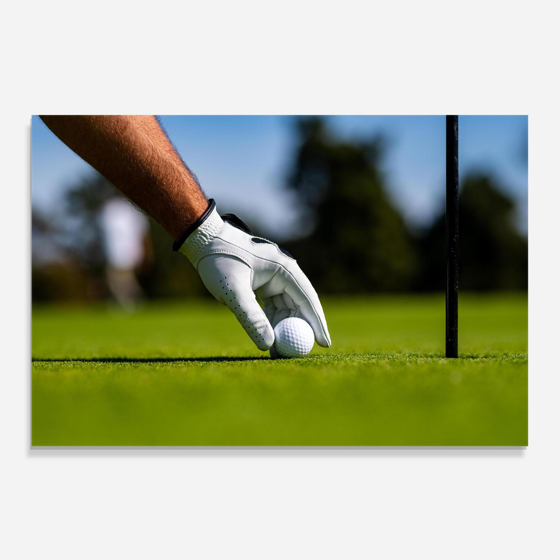 Panou Sticla Bucatarie Golfer Man mockup 0