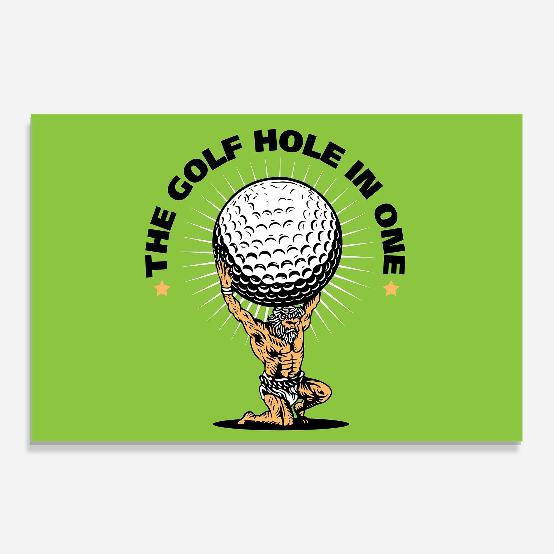 Panou Sticla Bucatarie Hole In One mockup 0