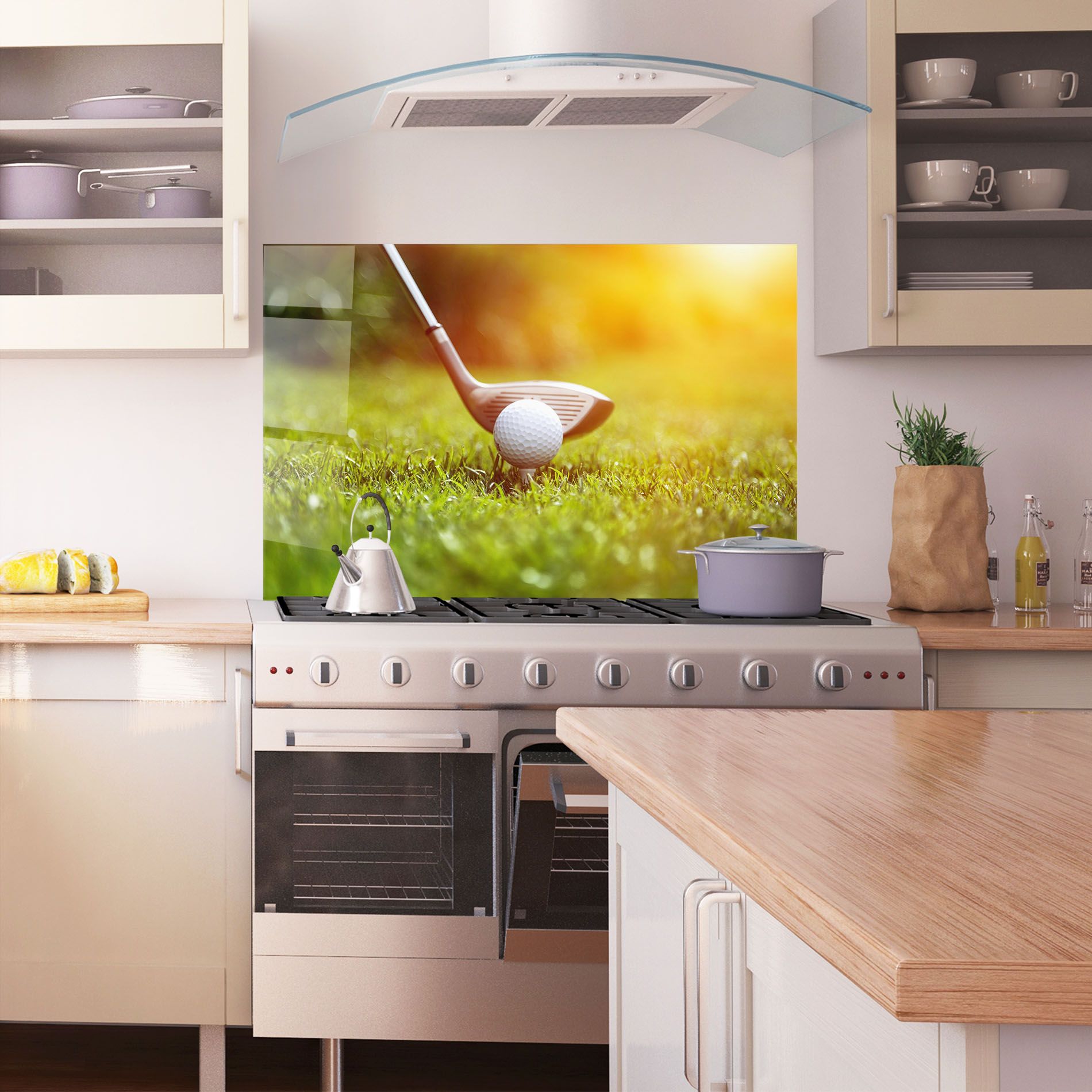 Close Up Golf Ball mockup 1