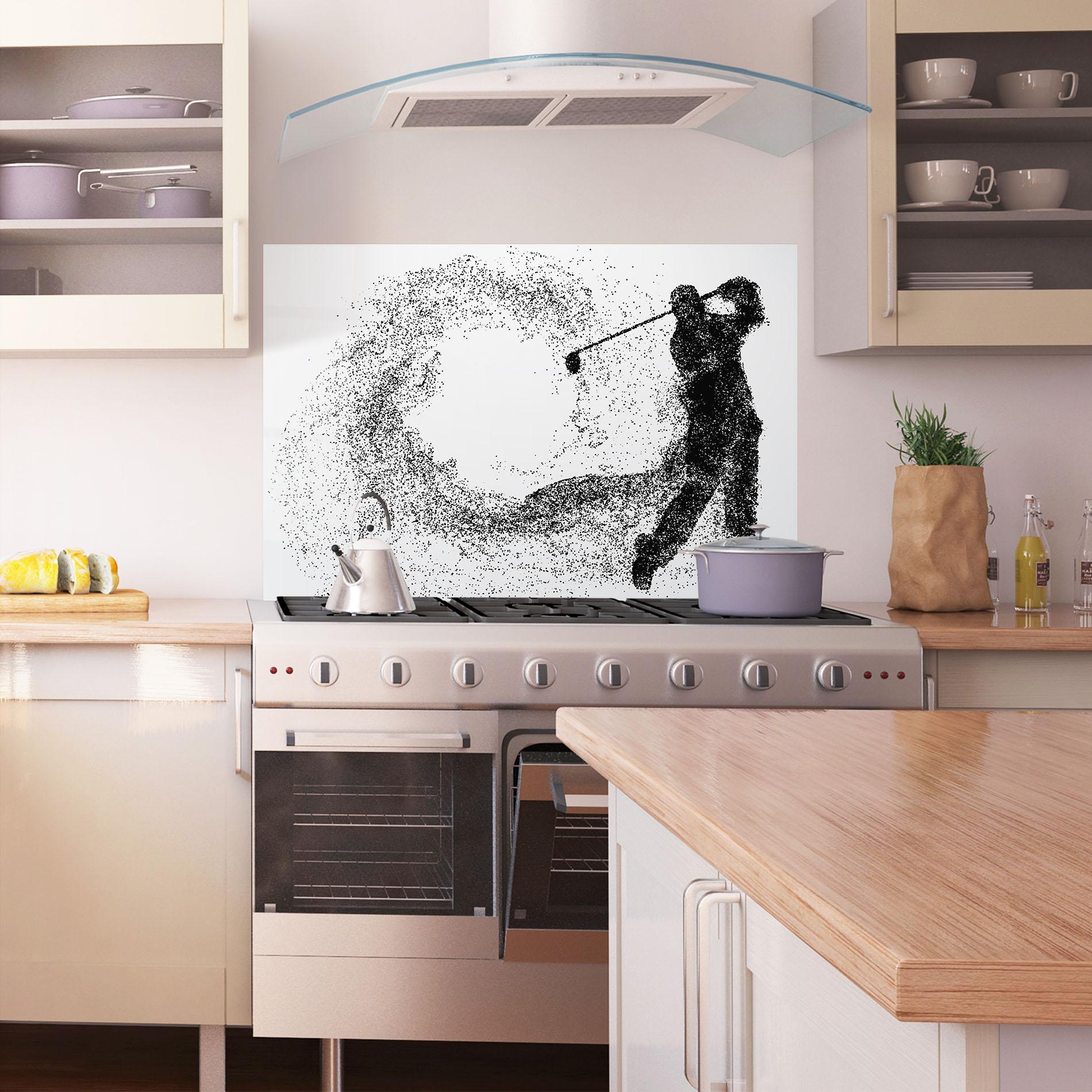 Panou Sticla Bucatarie Golf Man mockup 1