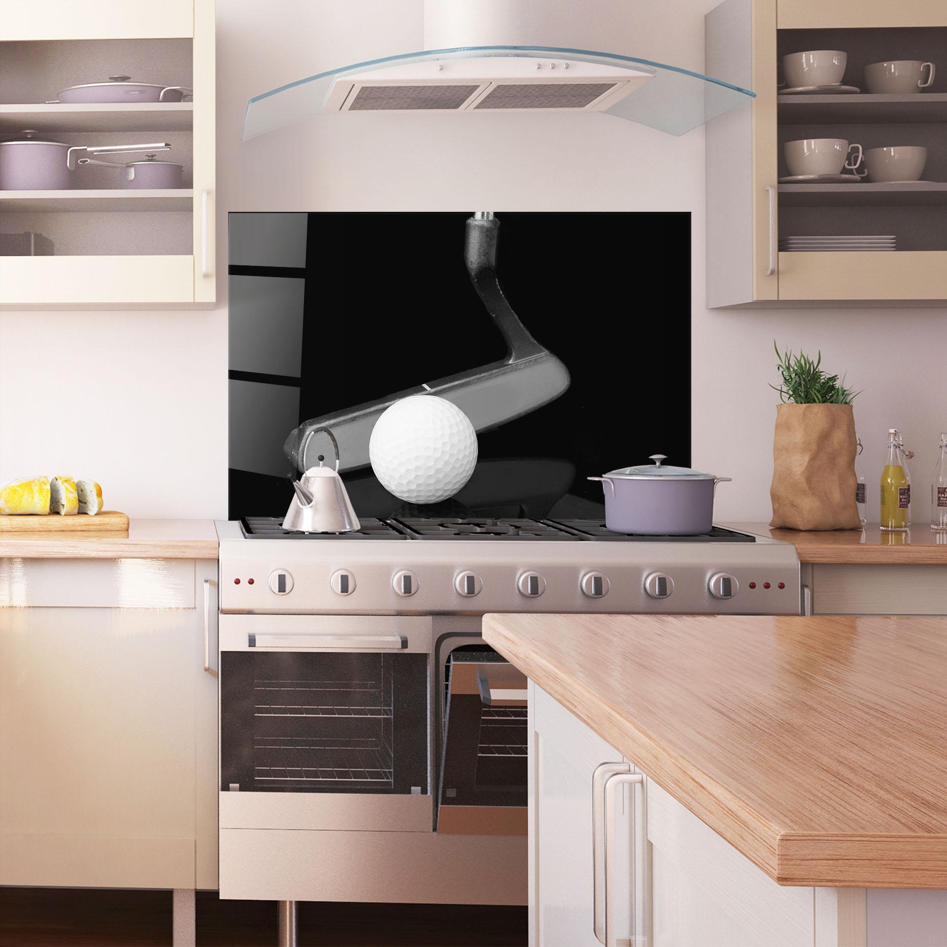 Panou Sticla Bucatarie Golf Putter Head mockup 1