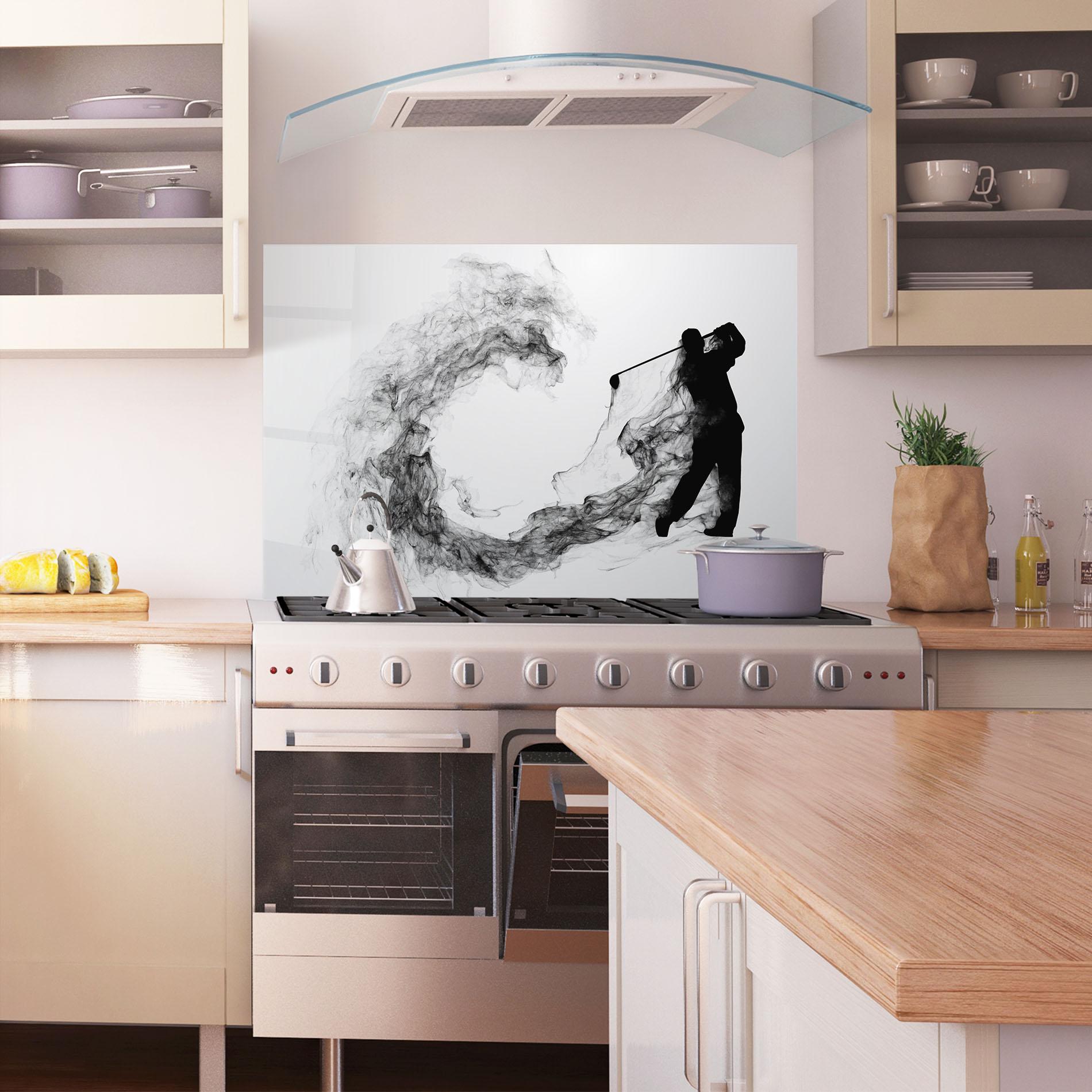 Panou Sticla Bucatarie Golf Smoke mockup 1