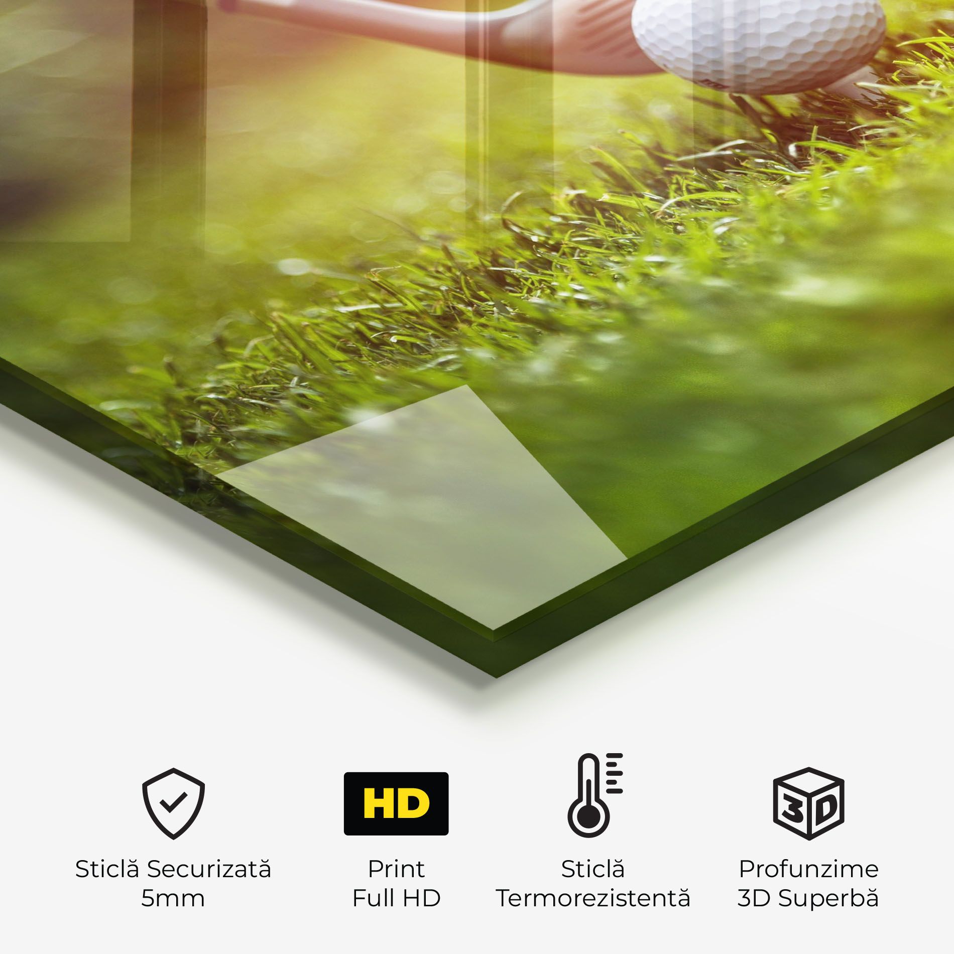 Close Up Golf Ball mockup 2