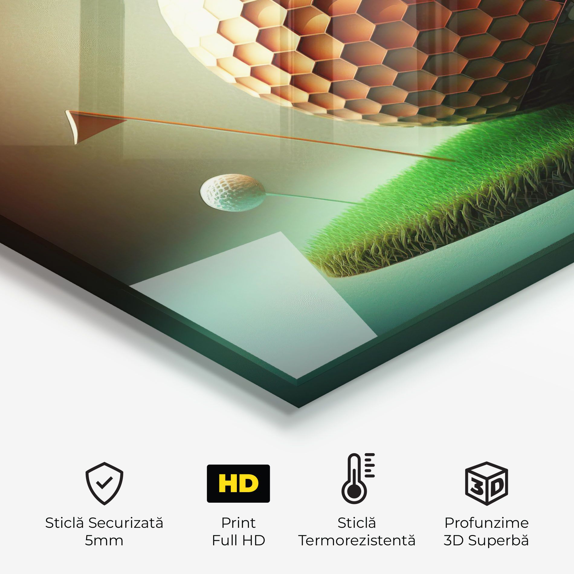 Golf Ball 3d Style mockup 2