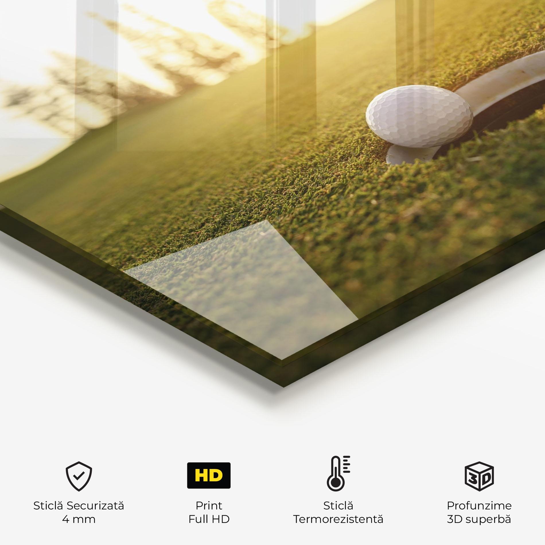 Panou Sticla Bucatarie Golfer Concept mockup 2