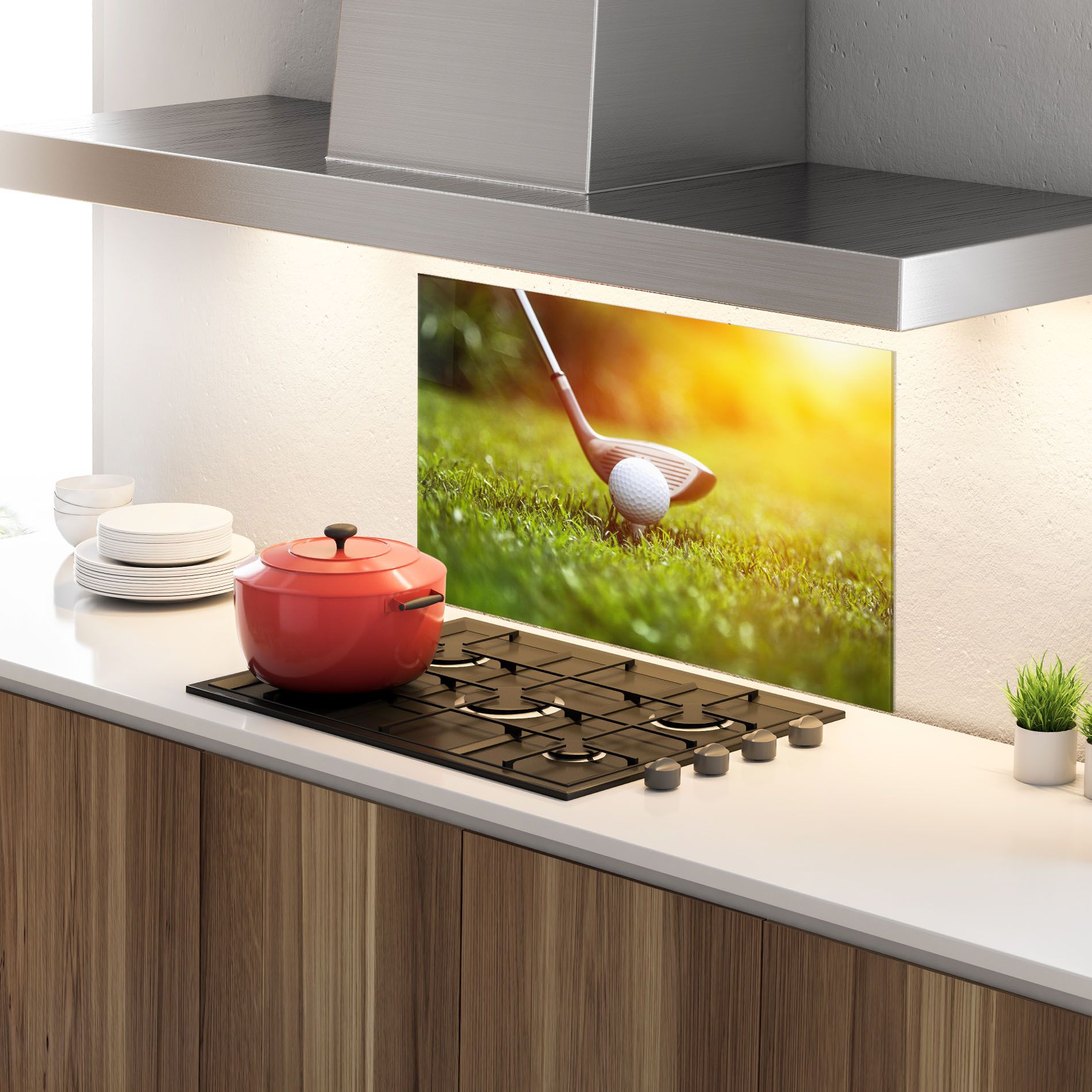 Close Up Golf Ball mockup 4