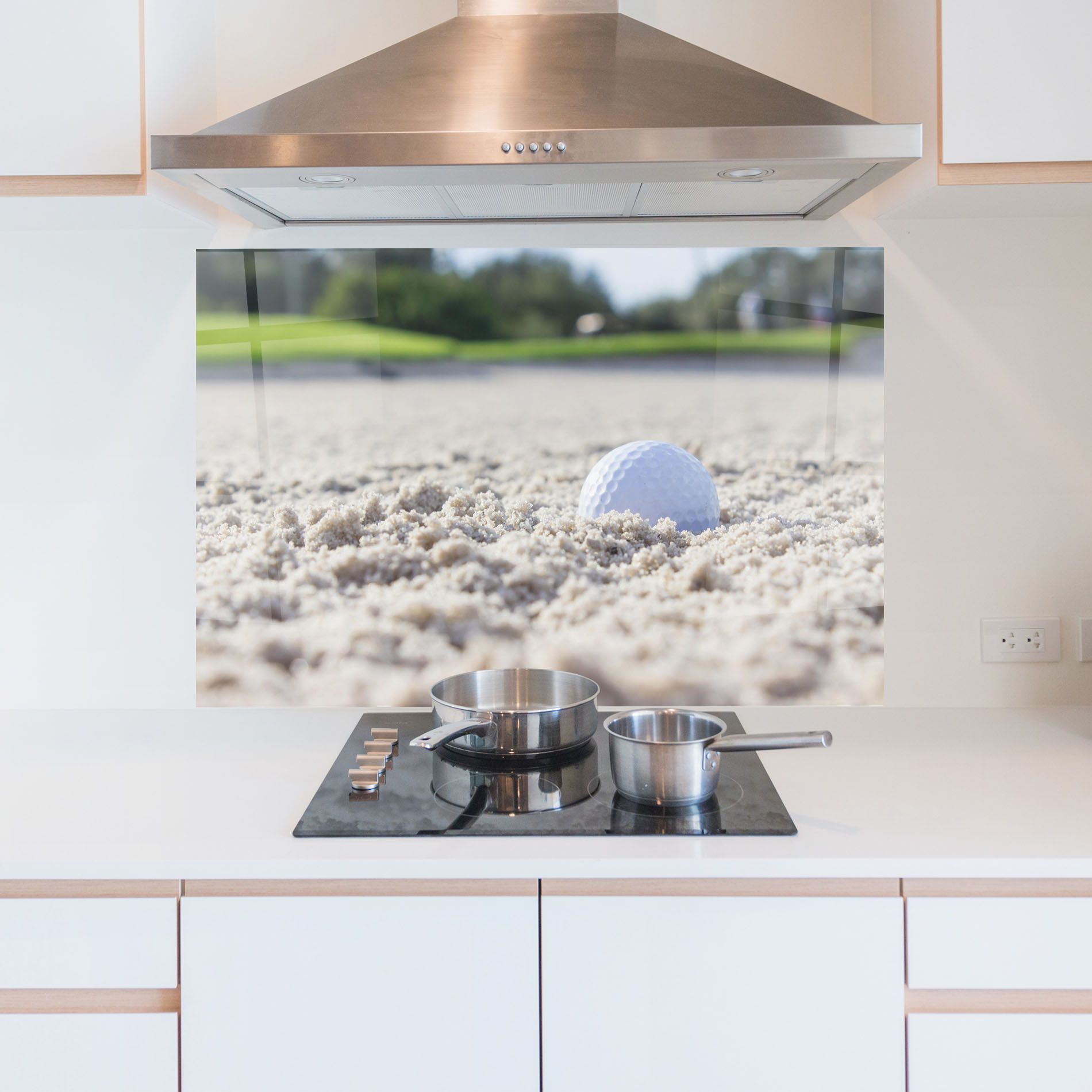 Golf Ball In Sand mockup 5