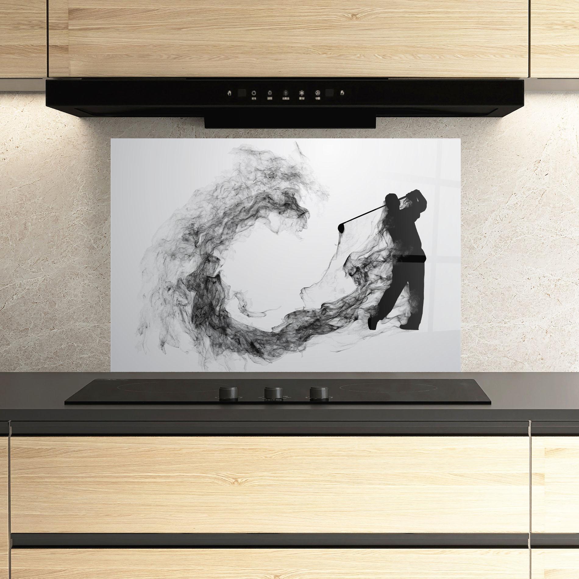 Panou Sticla Bucatarie Golf Smoke mockup 3