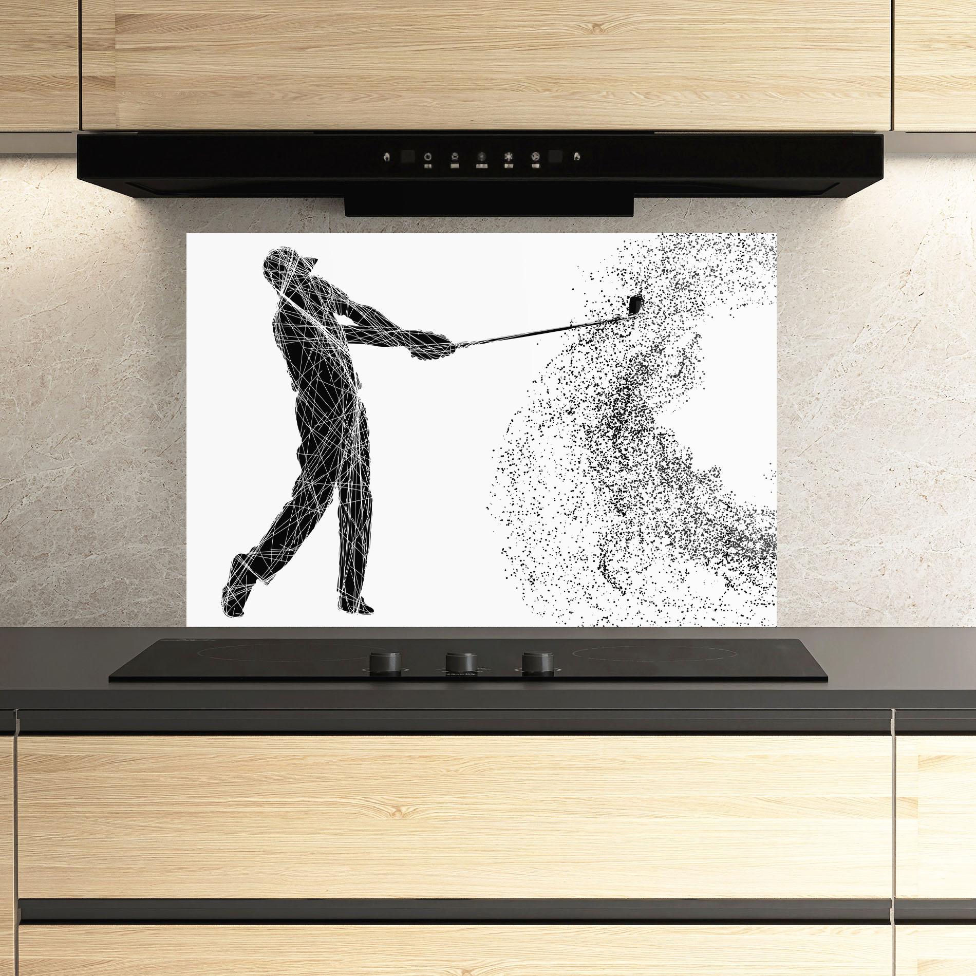 Panou Sticla Bucatarie Golf White mockup 3