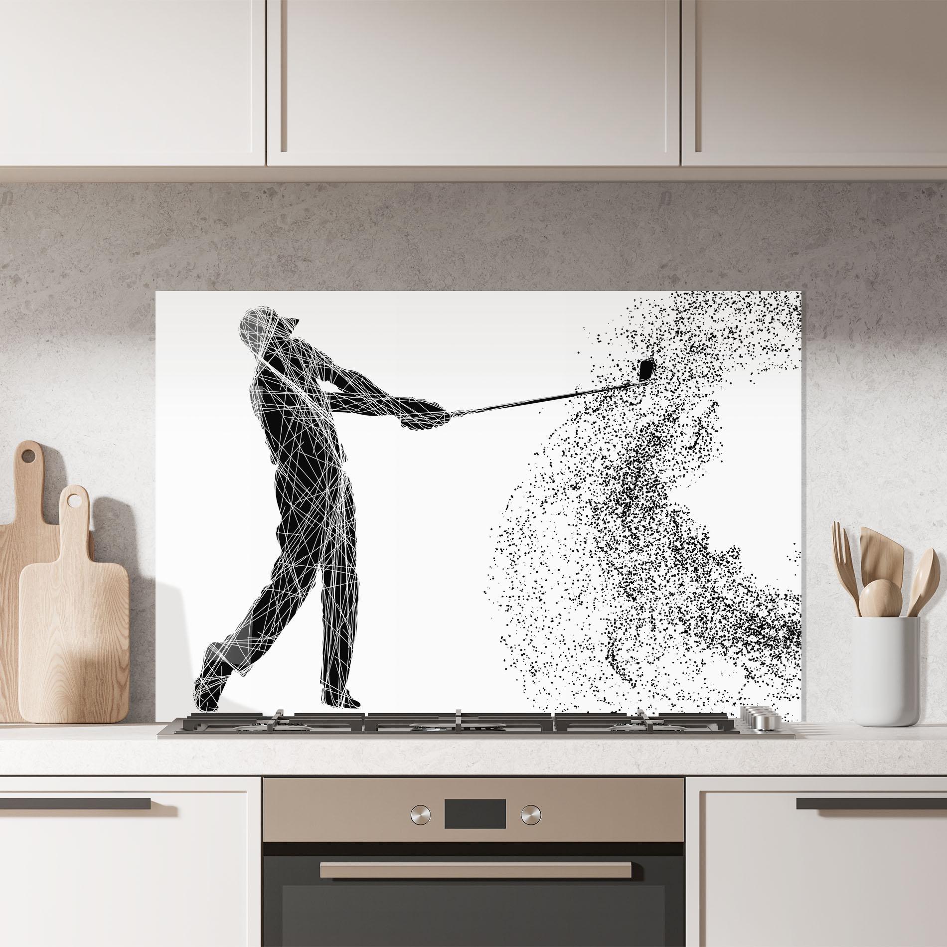 Panou Sticla Bucatarie Golf White mockup 7