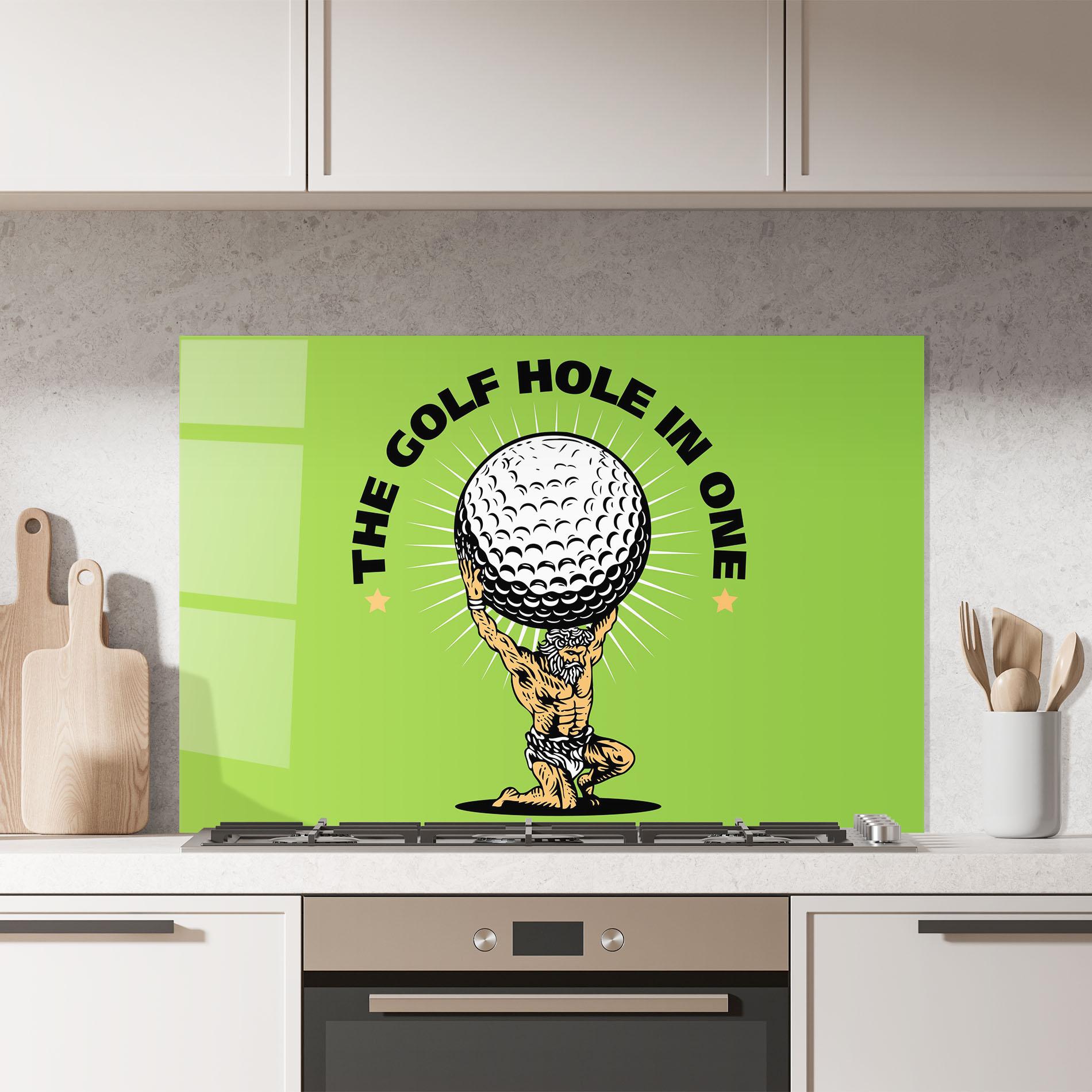 Panou Sticla Bucatarie Hole In One mockup 7