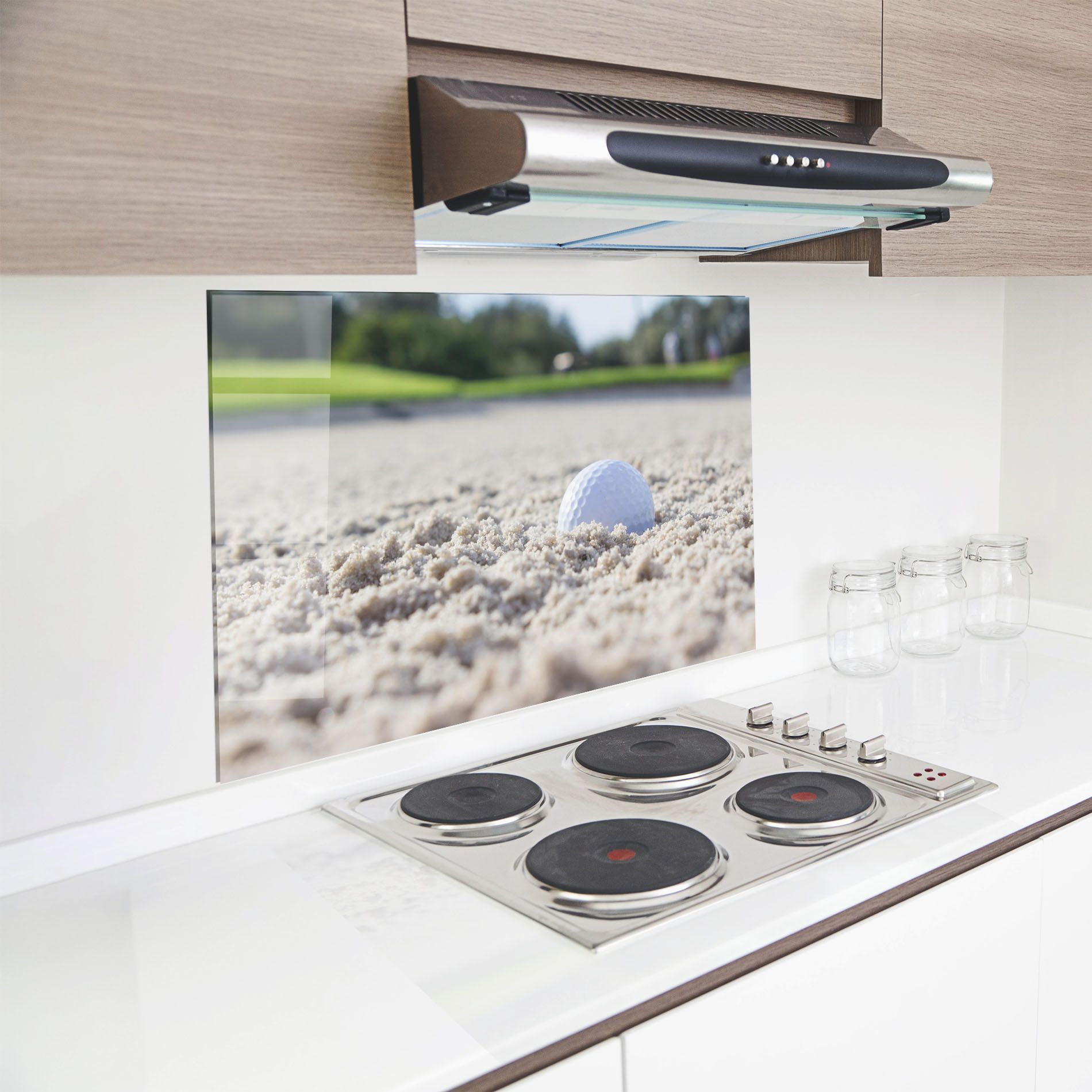 Golf Ball In Sand mockup 8