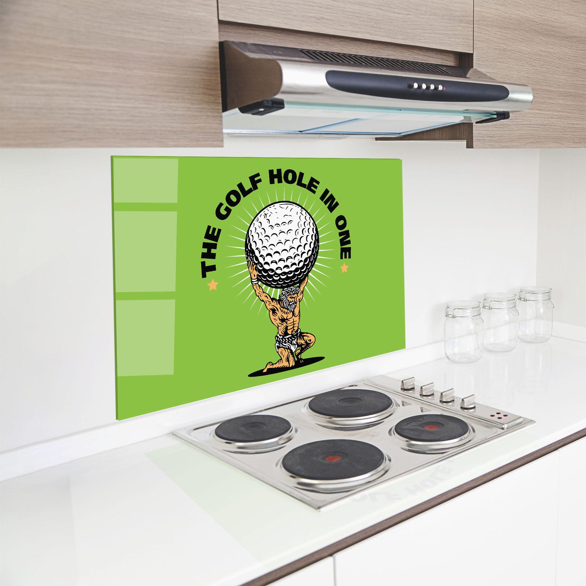 Panou Sticla Bucatarie Hole In One mockup 8