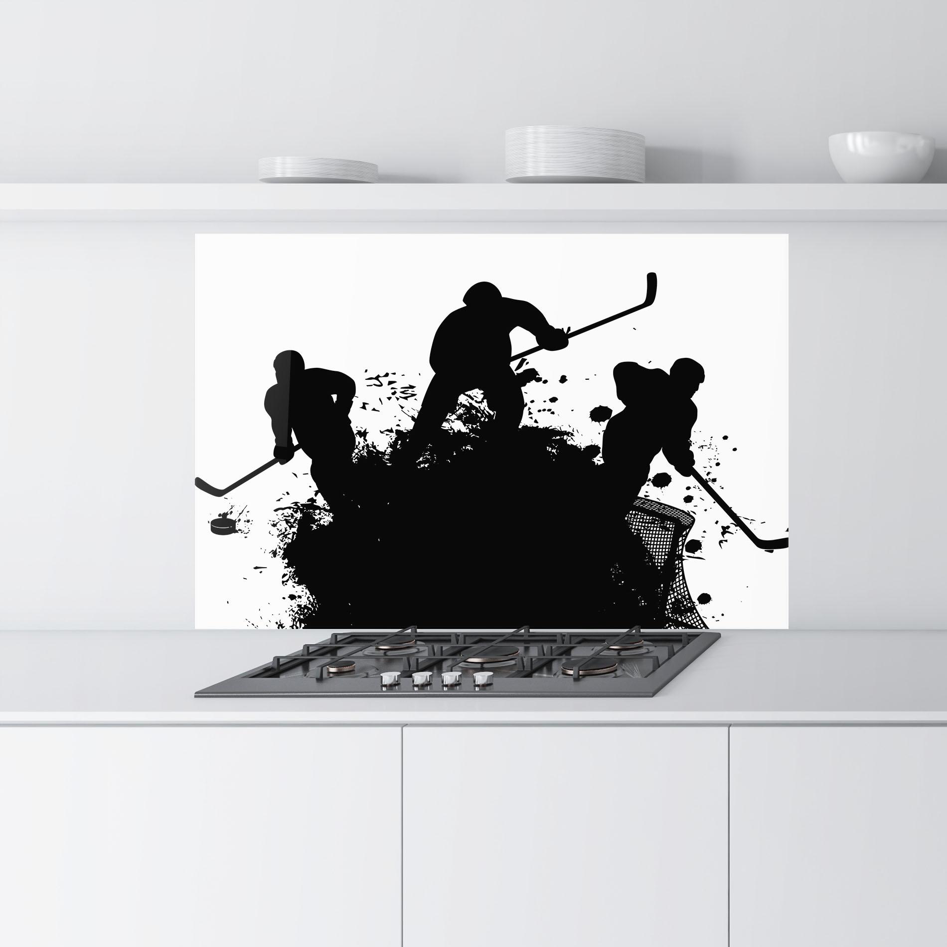 Panou Sticla Bucatarie Hockey Tree mockup 9
