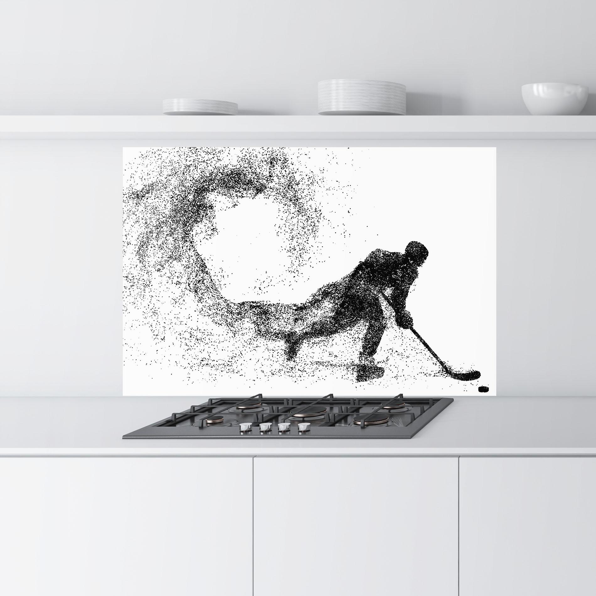 Panou Sticla Bucatarie Playing Hockey mockup 9