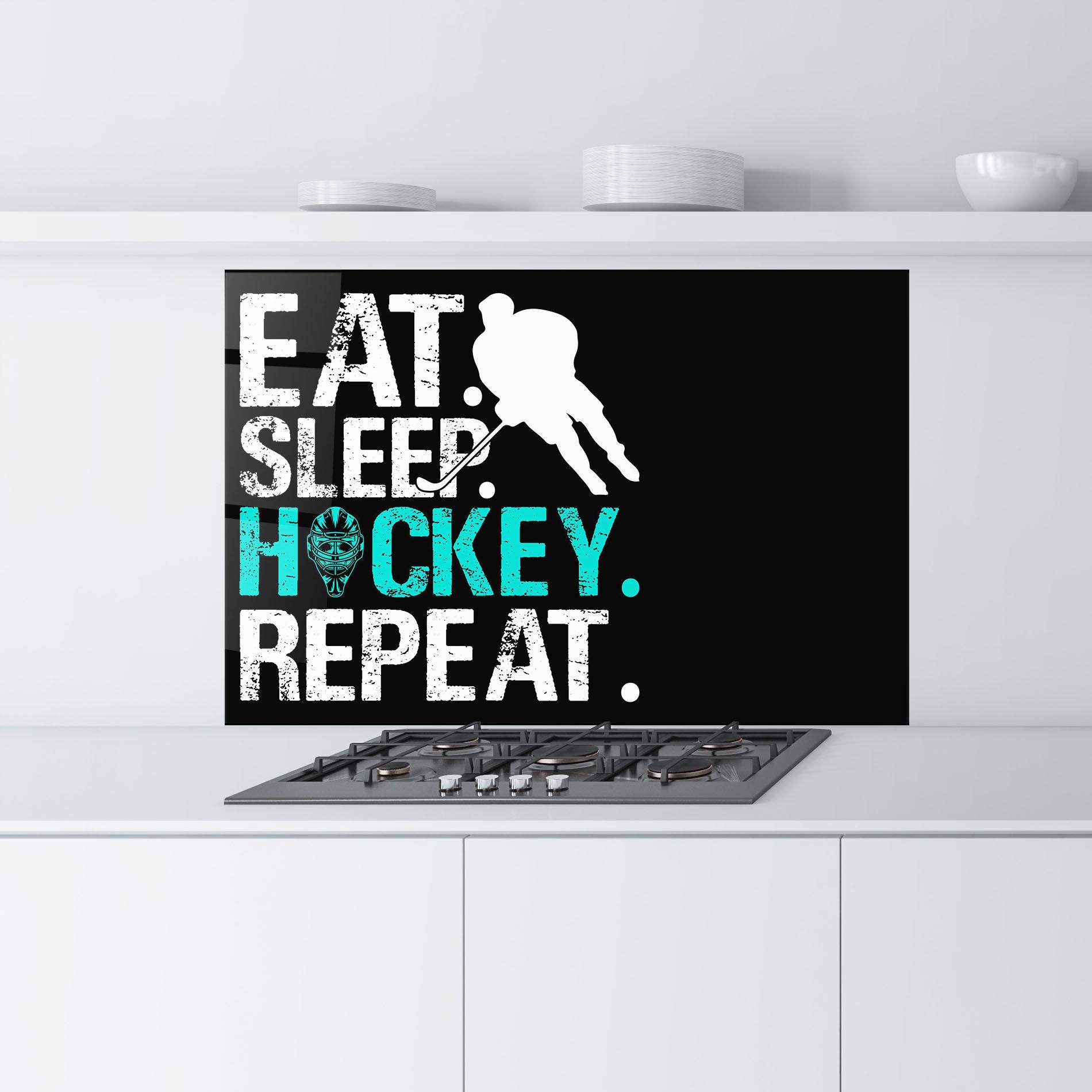 Panou Sticla Bucatarie Sleep Hockey mockup 9