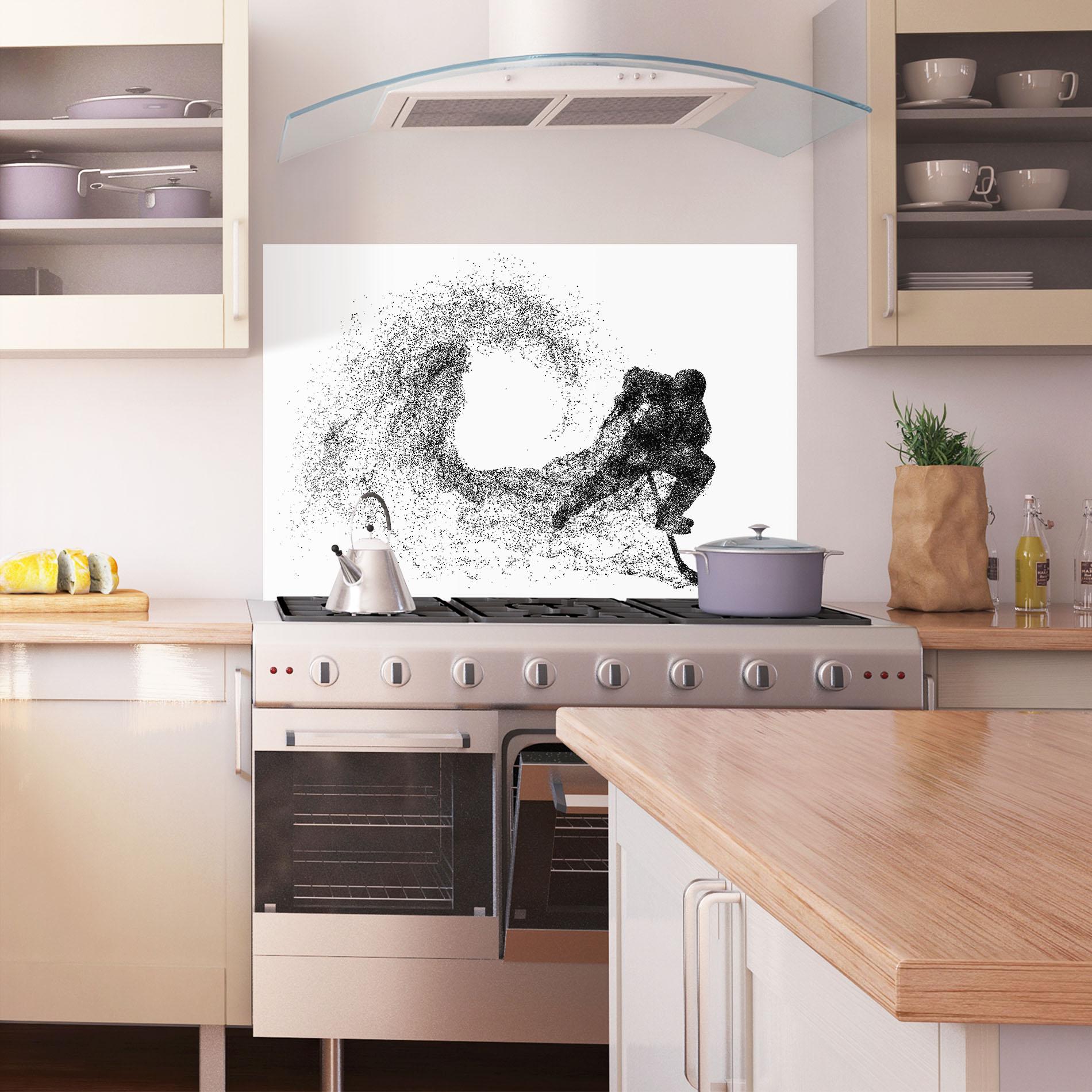 Panou Sticla Bucatarie Hockey Playing mockup 1