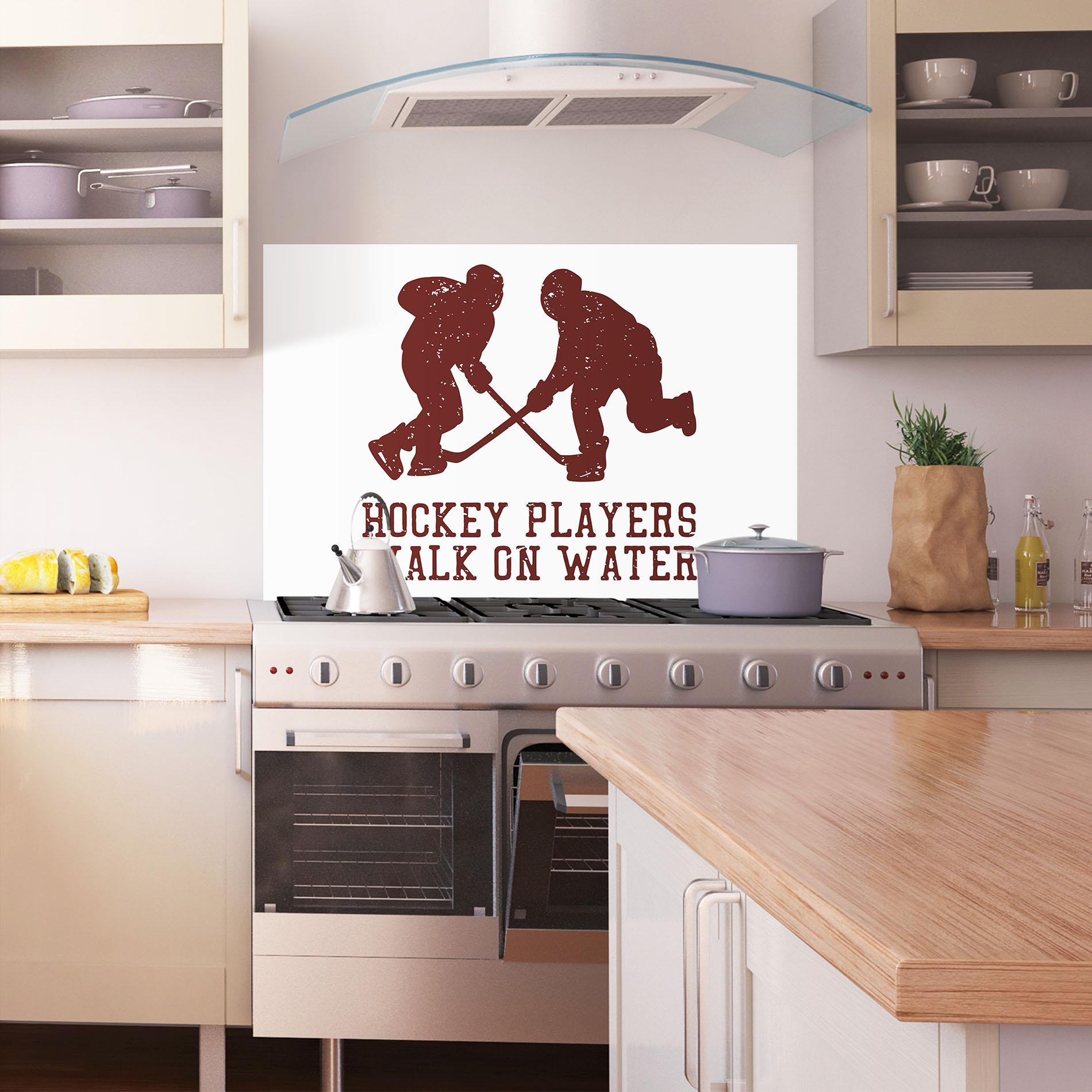 Panou Sticla Bucatarie Hockey Walk mockup 1