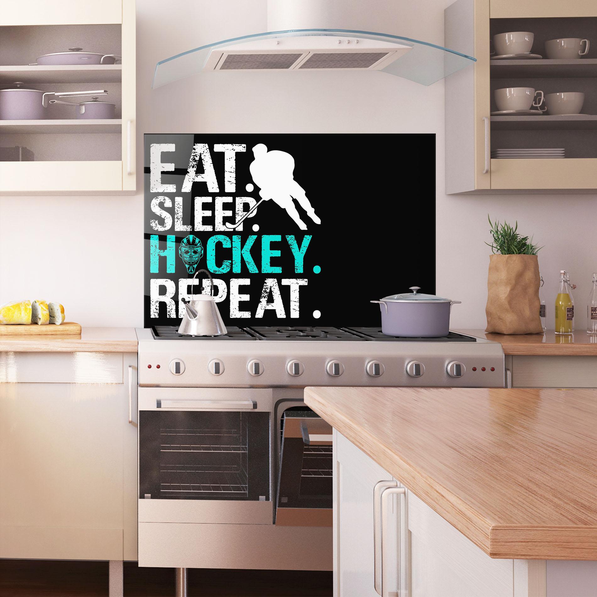 Panou Sticla Bucatarie Sleep Hockey mockup 1