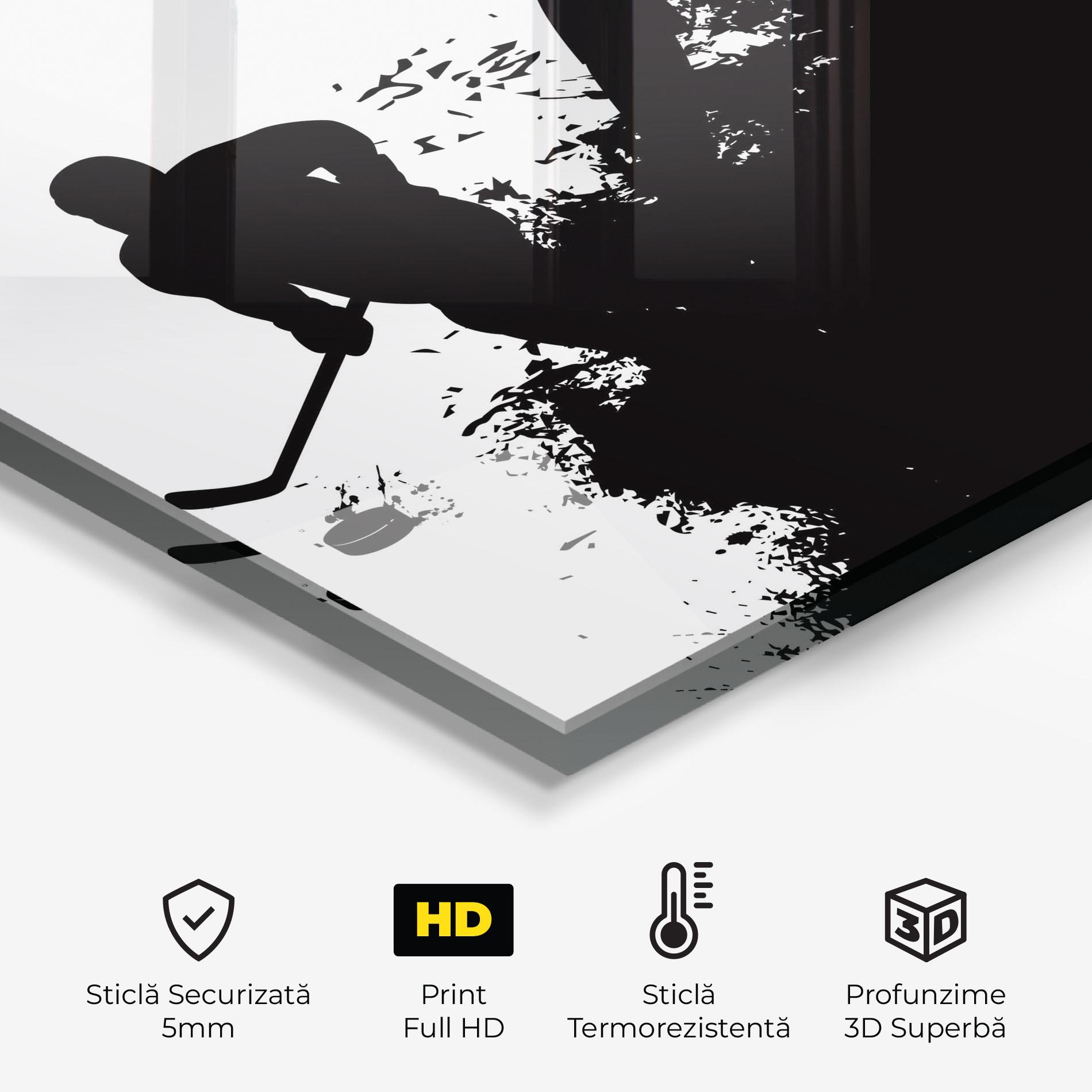 Panou Sticla Bucatarie Hockey Tree mockup 2