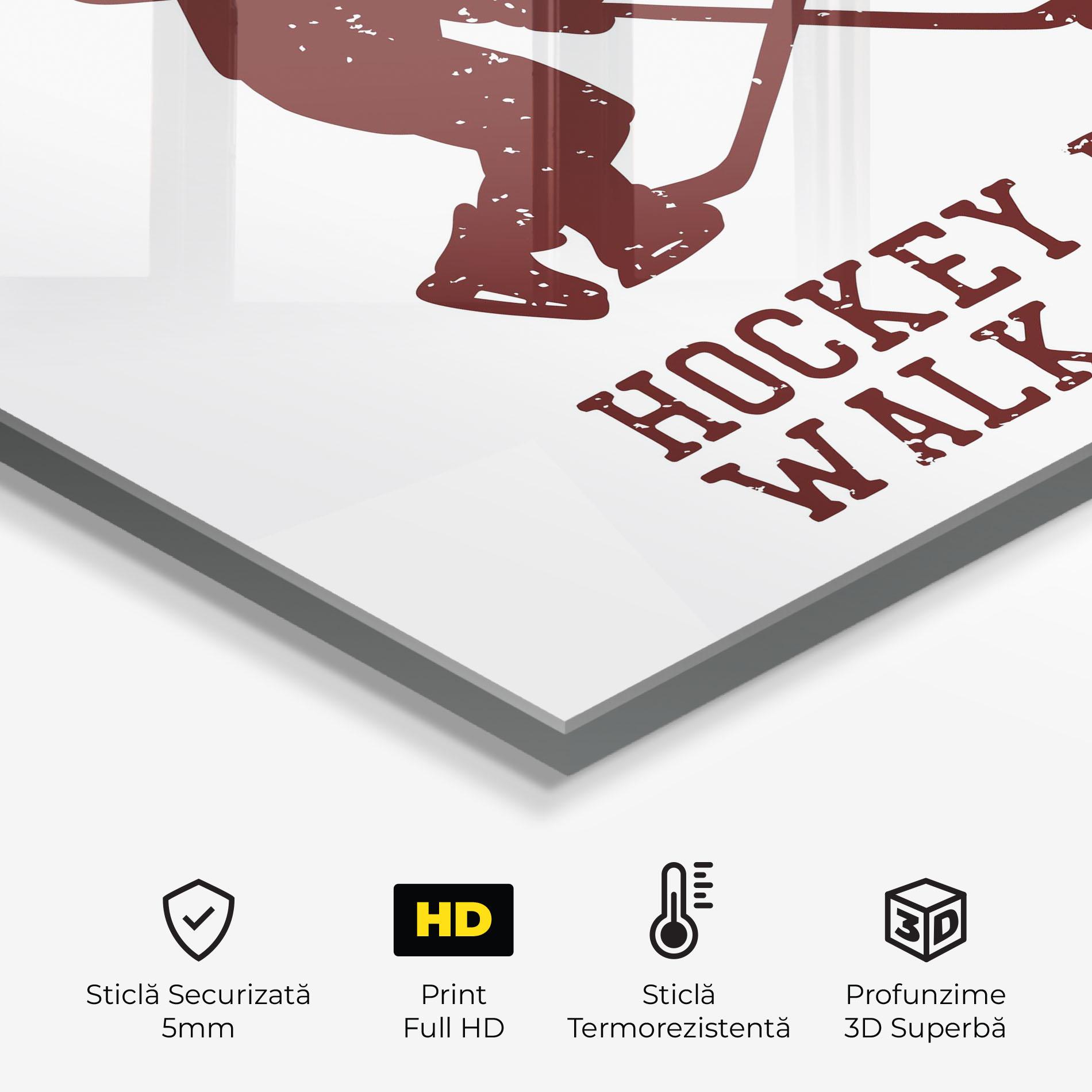 Panou Sticla Bucatarie Hockey Walk mockup 2